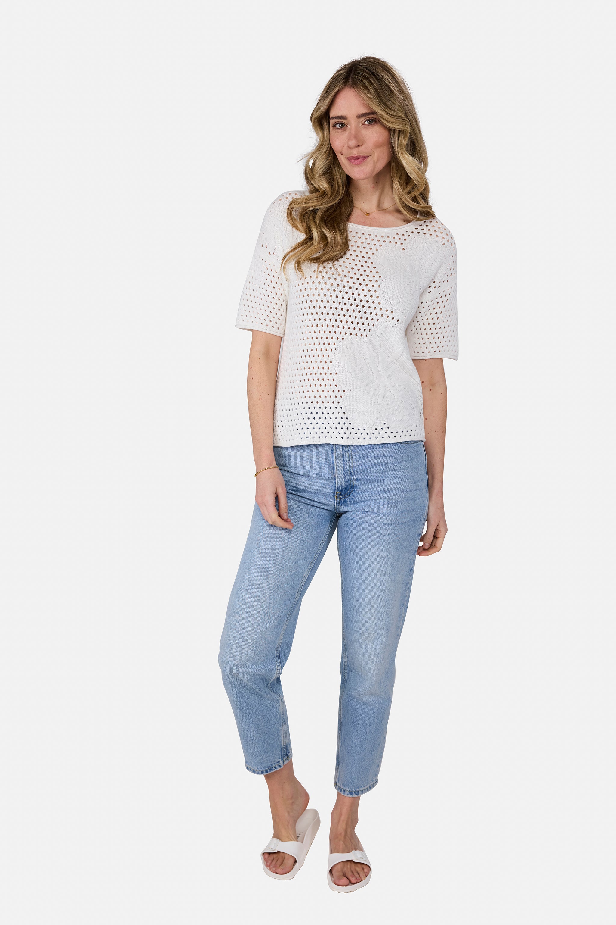 Strickpullover "QuirinaL" aus Baumwolle