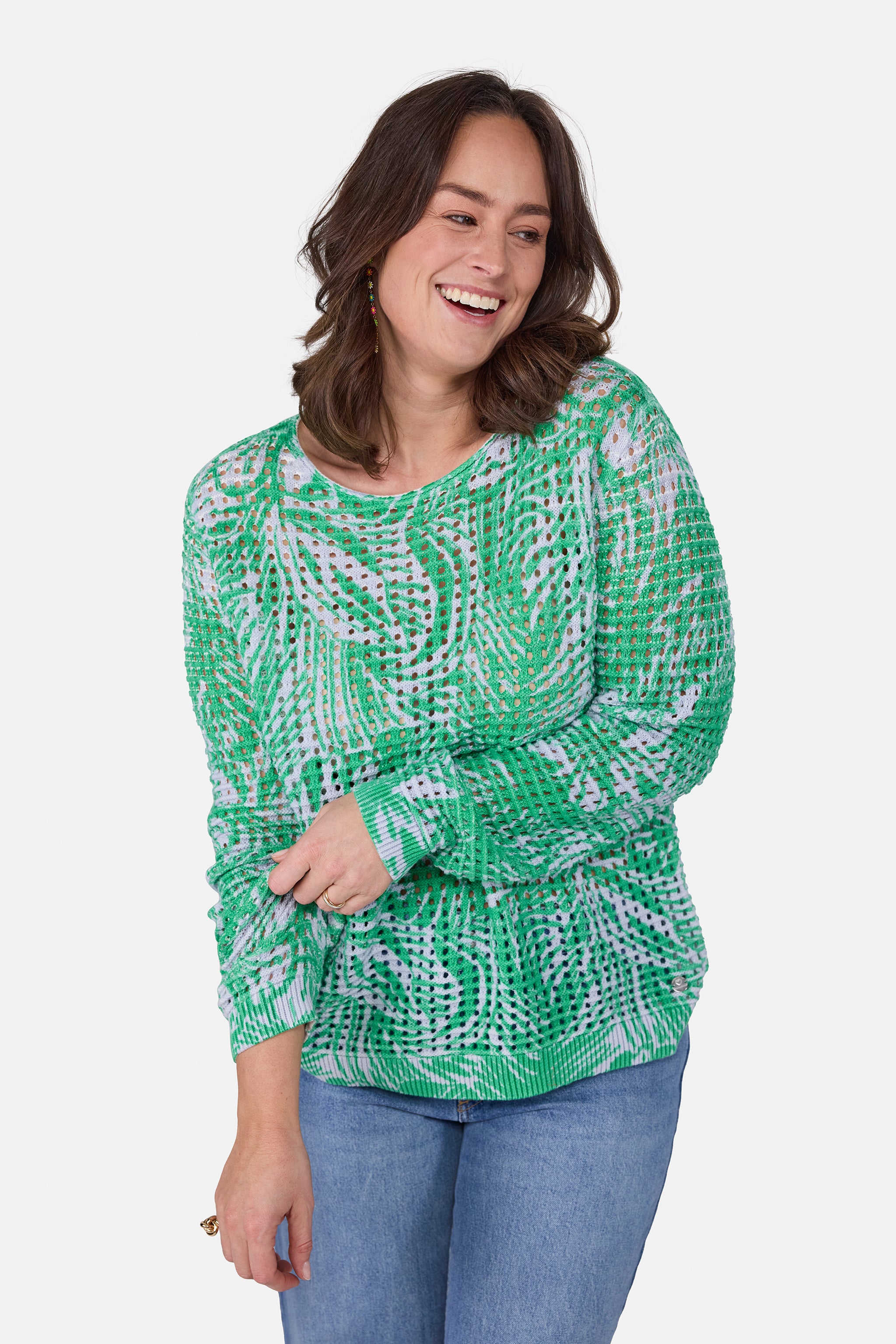 Strickpullover "LillemonL" aus Baumwolle