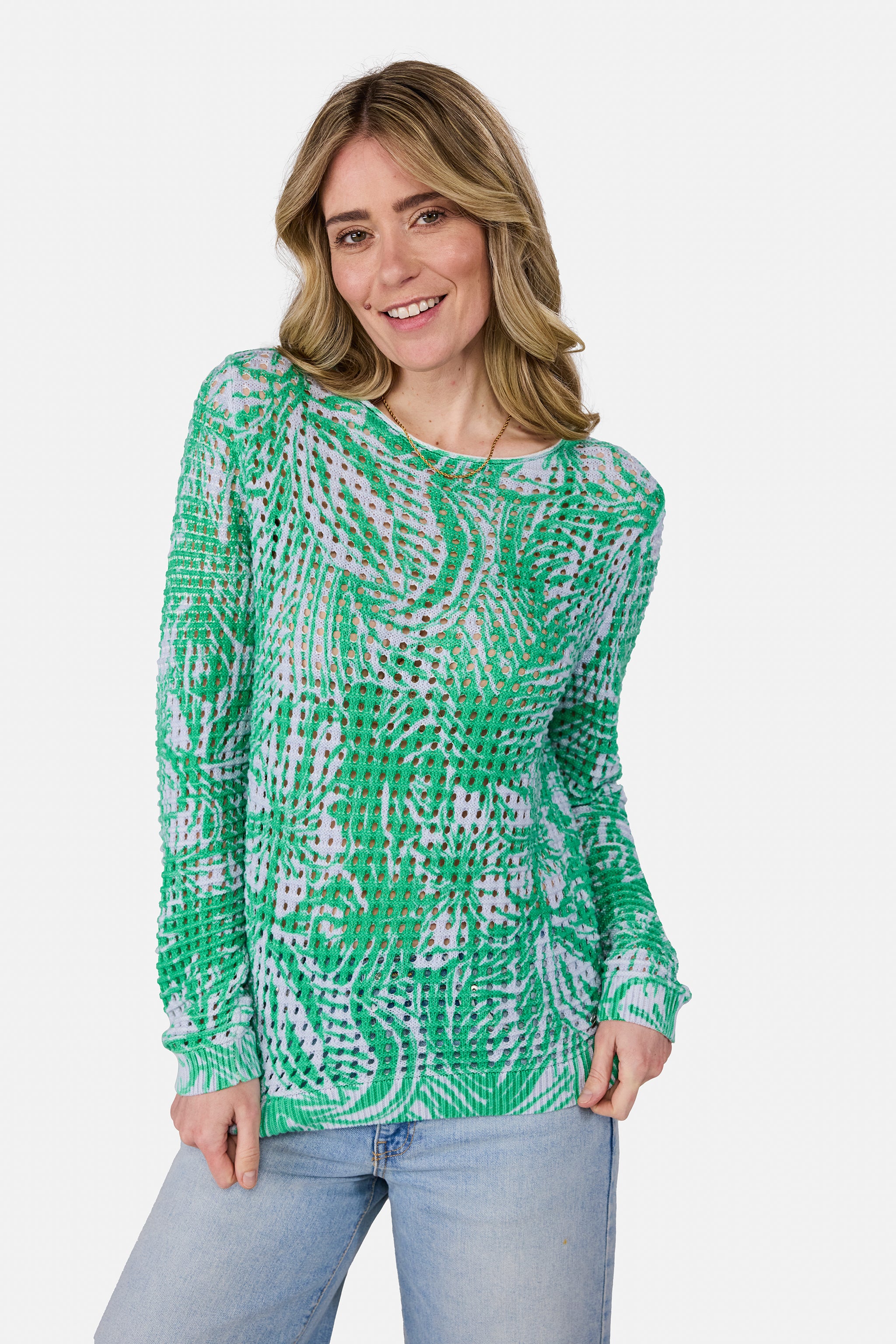 Strickpullover "LillemonL" aus Baumwolle