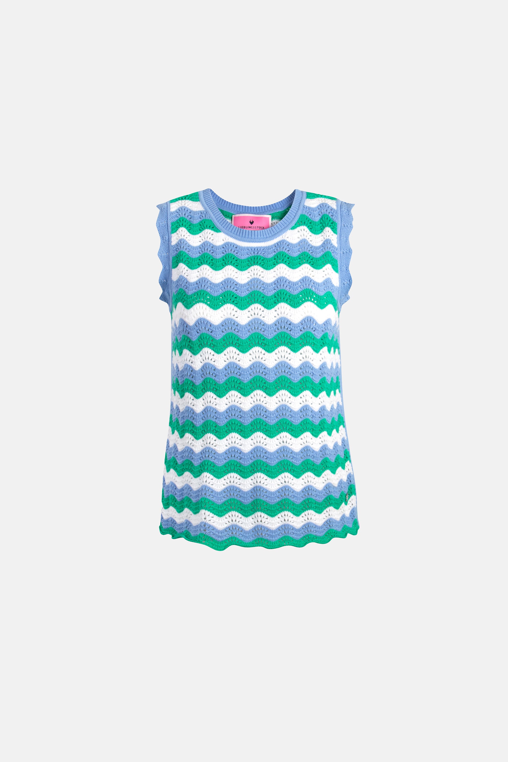 Stricktop "CarminaL" aus Baumwolle