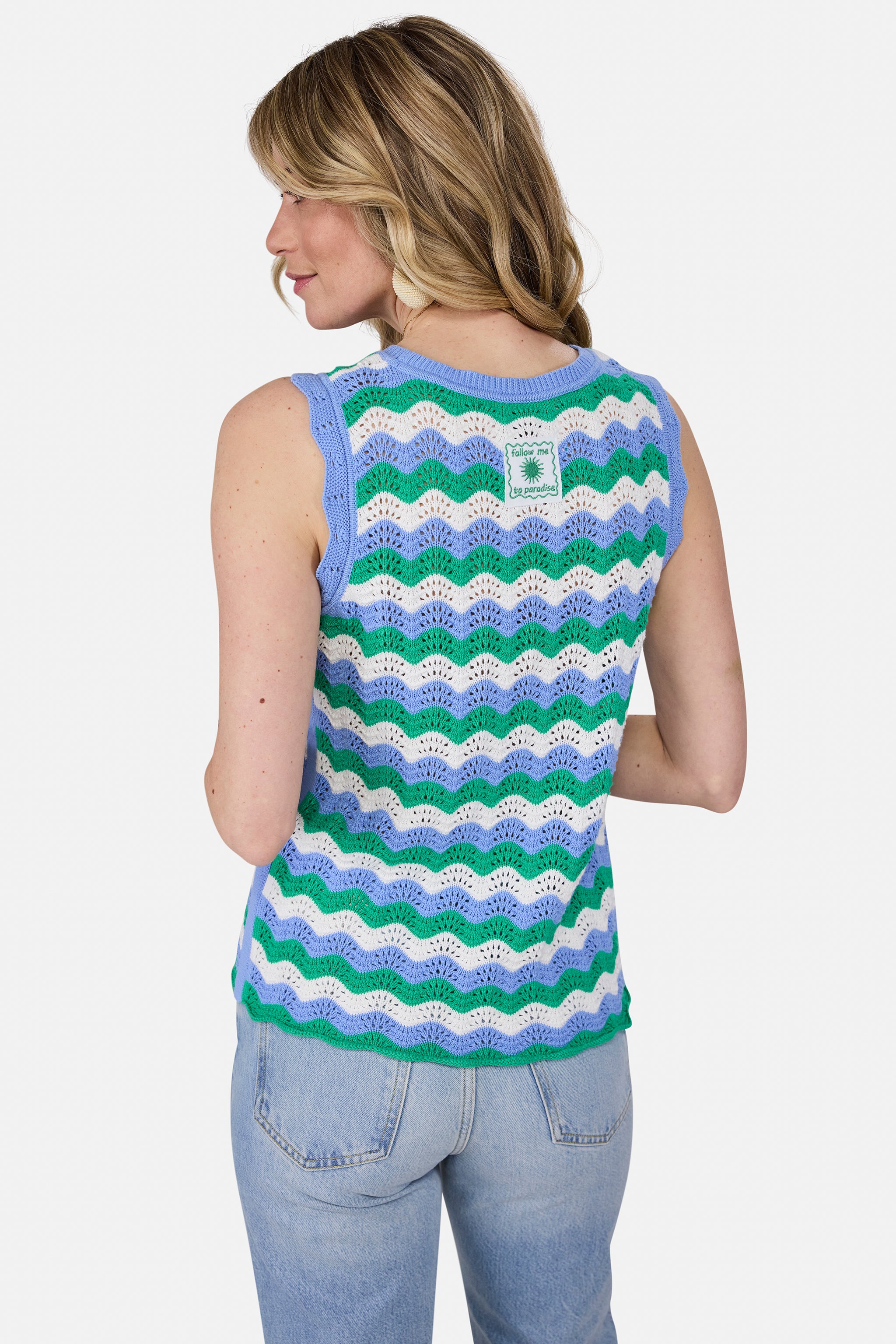 Stricktop "CarminaL" aus Baumwolle