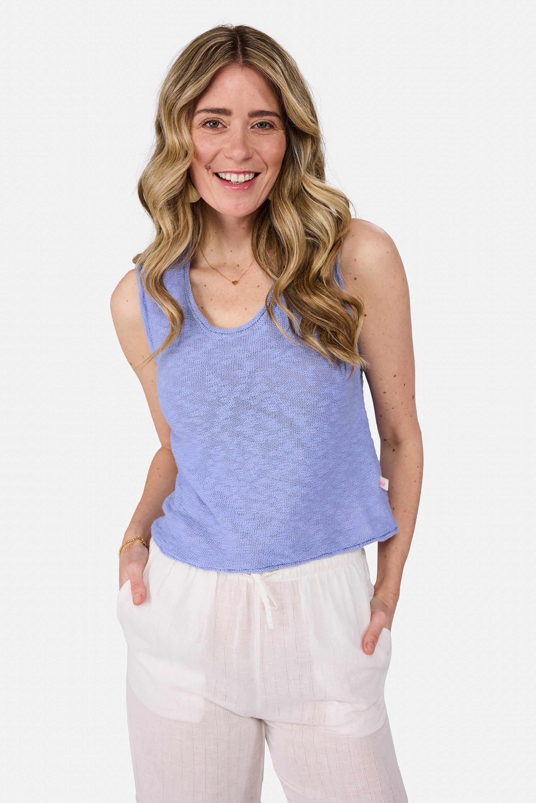 Stricktop "NabilaL" aus Baumwolle