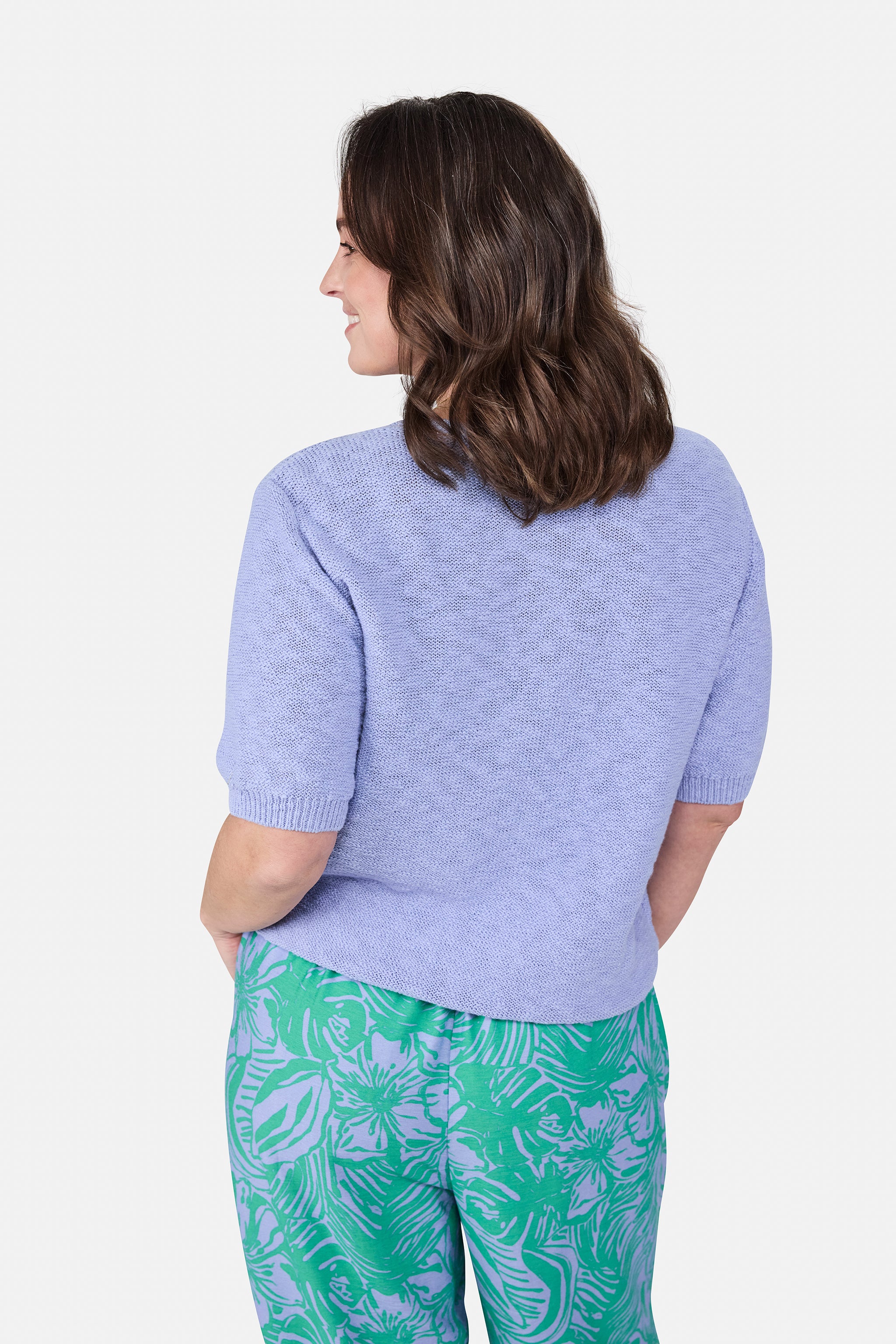 Strickjacke "SanjaL" aus Baumwolle