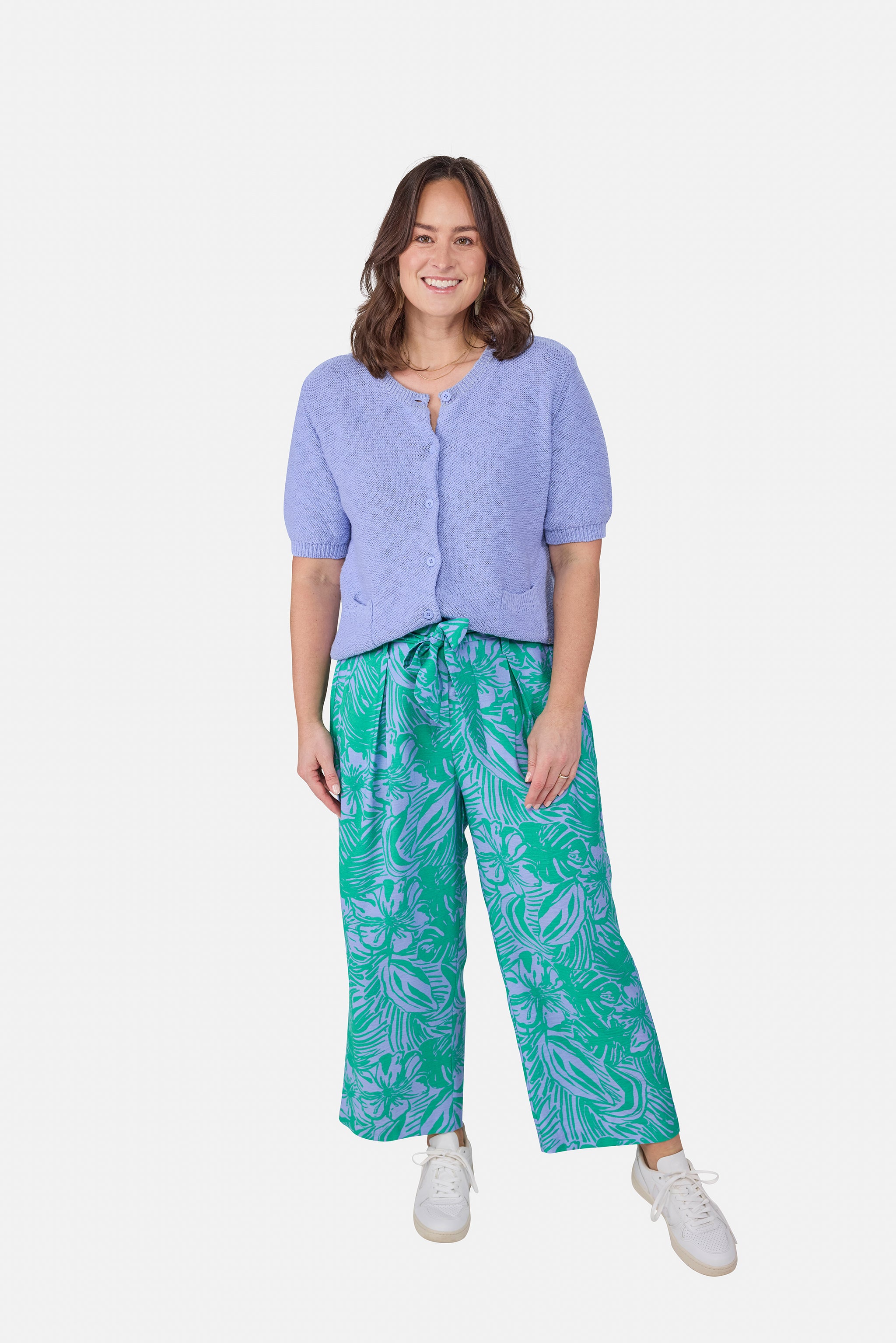 Strickjacke "SanjaL" aus Baumwolle