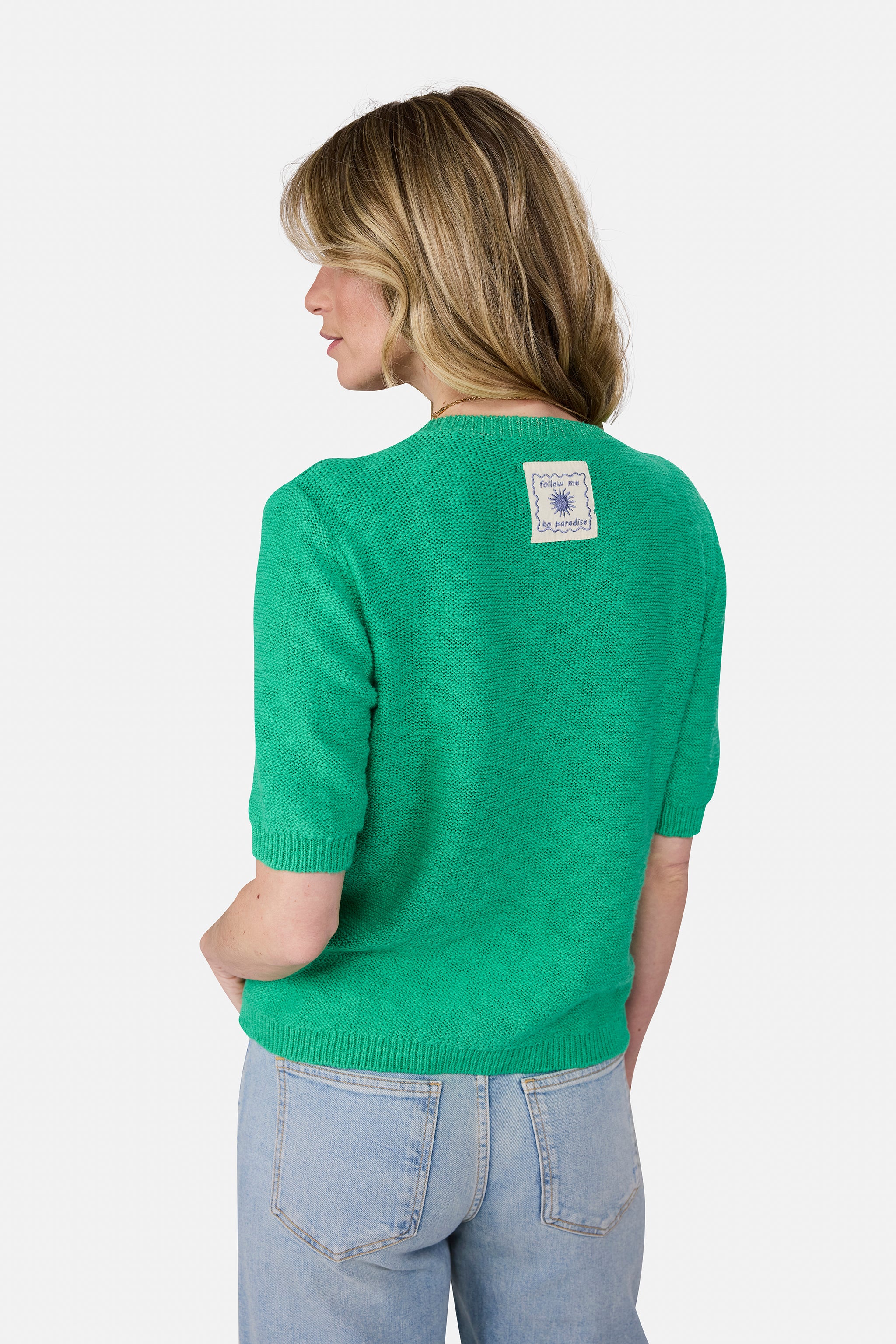 Strickjacke "SanjaL" aus Baumwolle