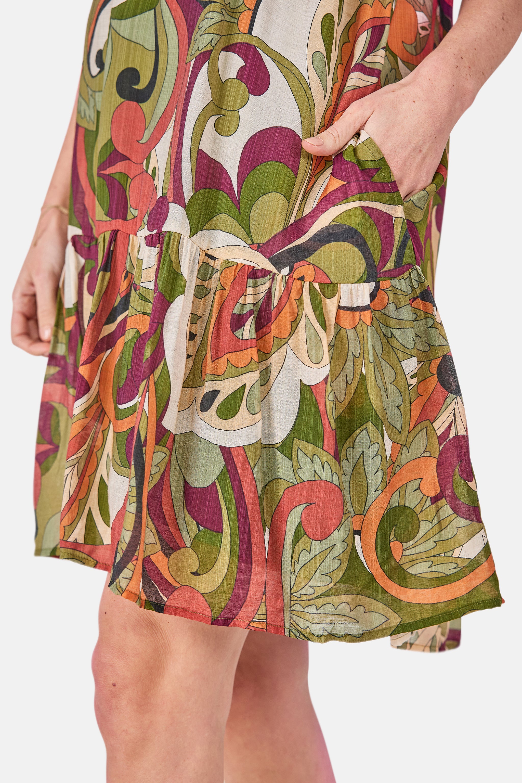 Kleid "RoseliaL" aus Viskosemix