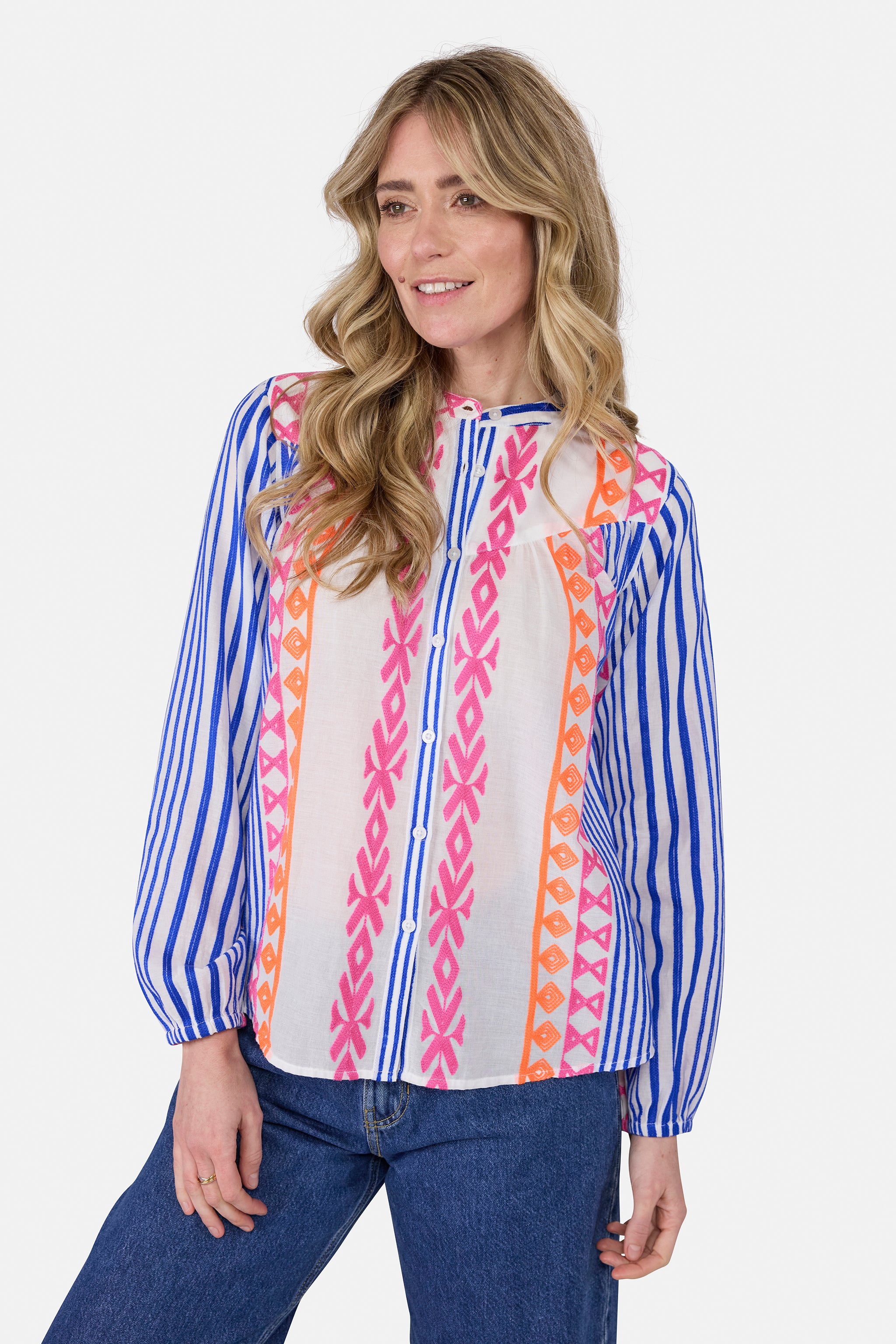 Bluse "KyraL" aus Baumwolle