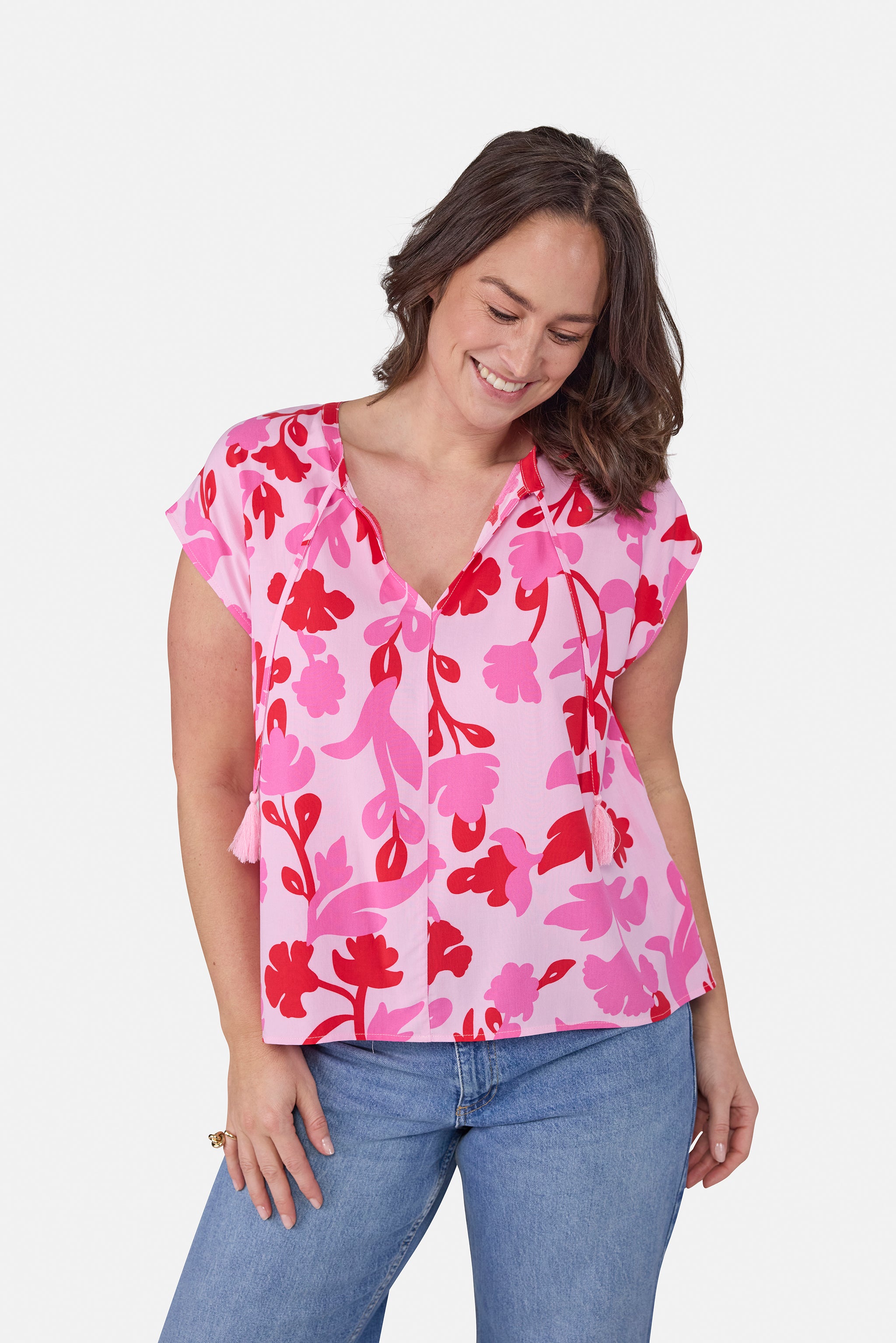 Bluse "KaleaL" aus Baumwolle