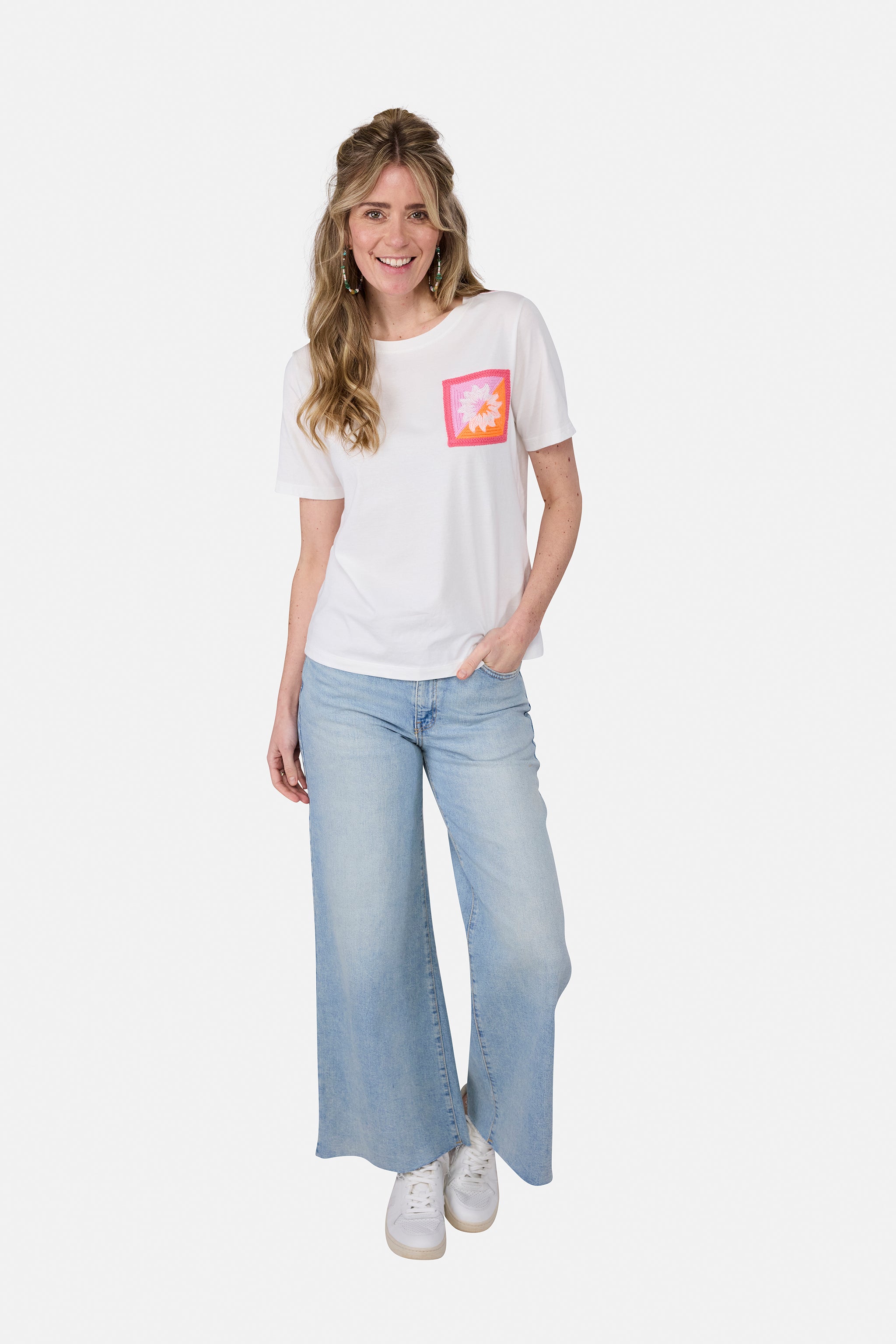 T-Shirt "CoraL" aus Baumwolle