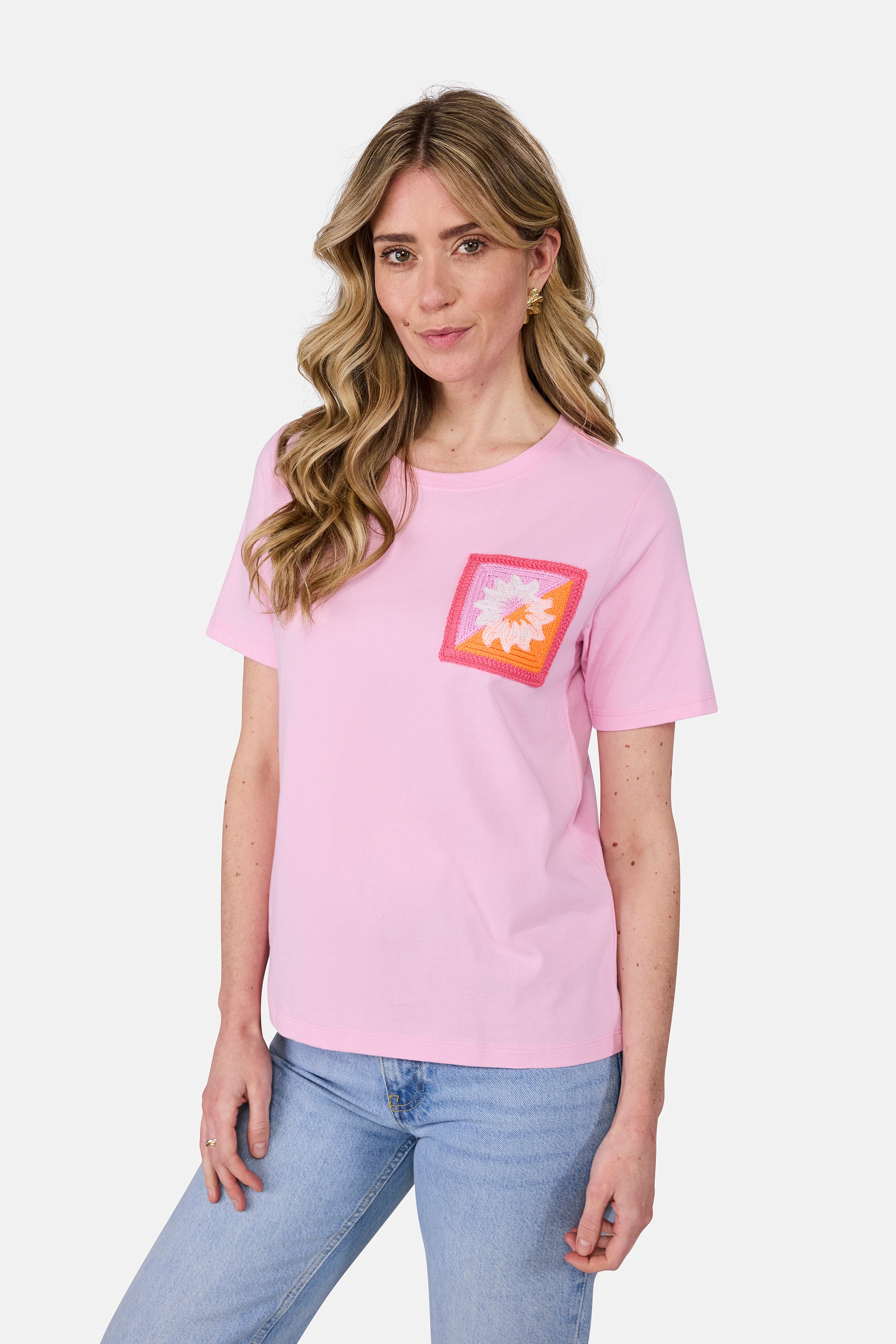 T-Shirt "CoraL" aus Baumwolle