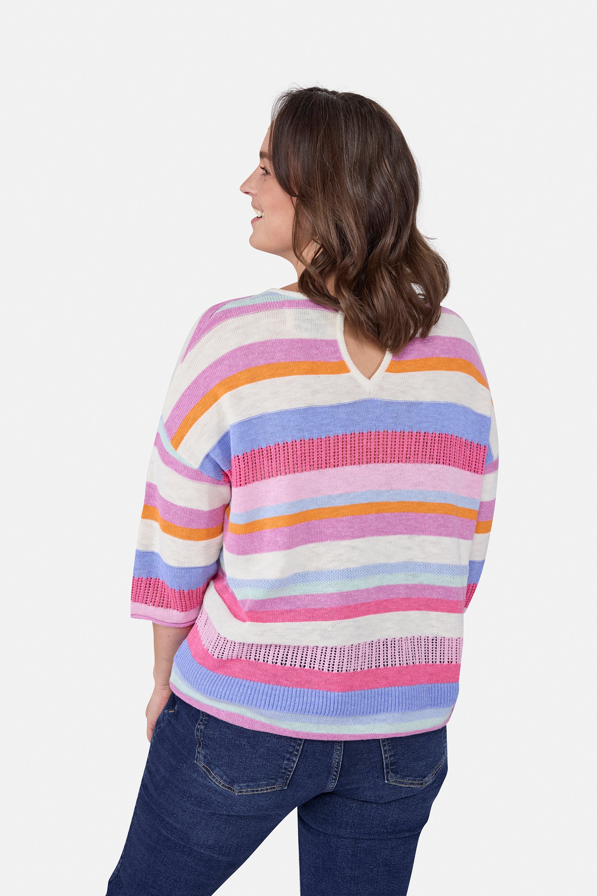 Strickpullover "ArantxaL" mit Leinen