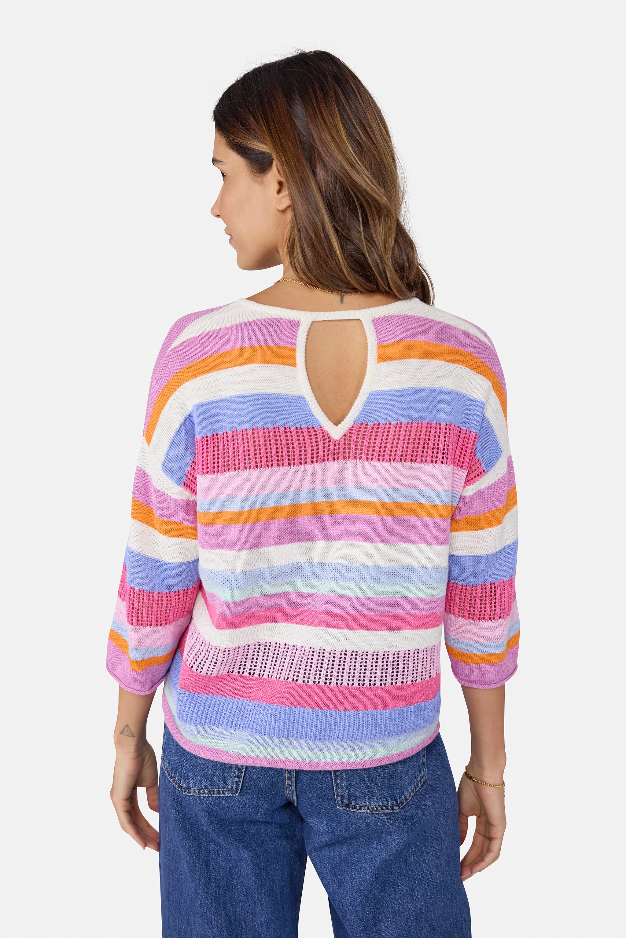 Strickpullover "ArantxaL" mit Leinen