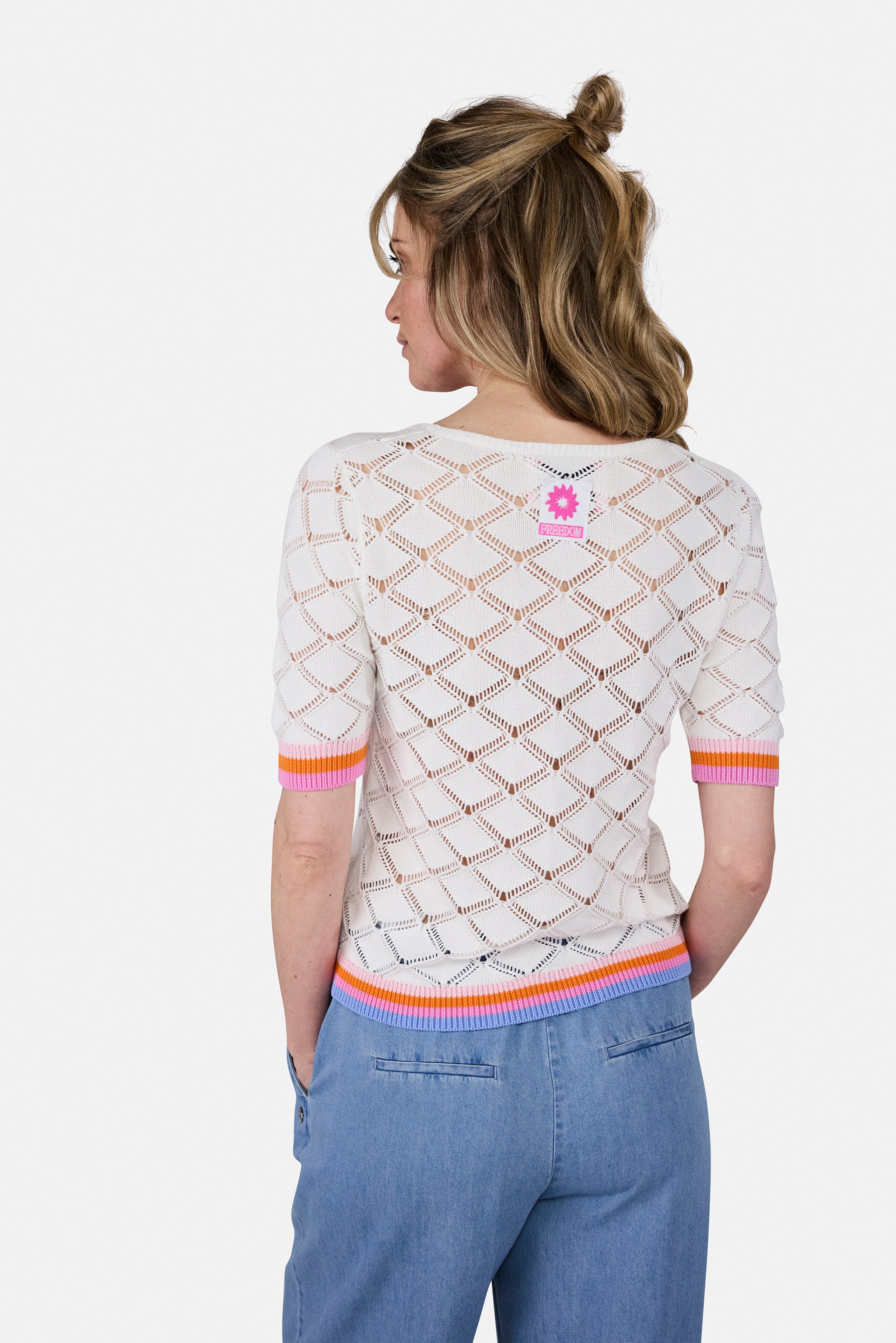 Strickpullover "AjaL" aus Baumwolle