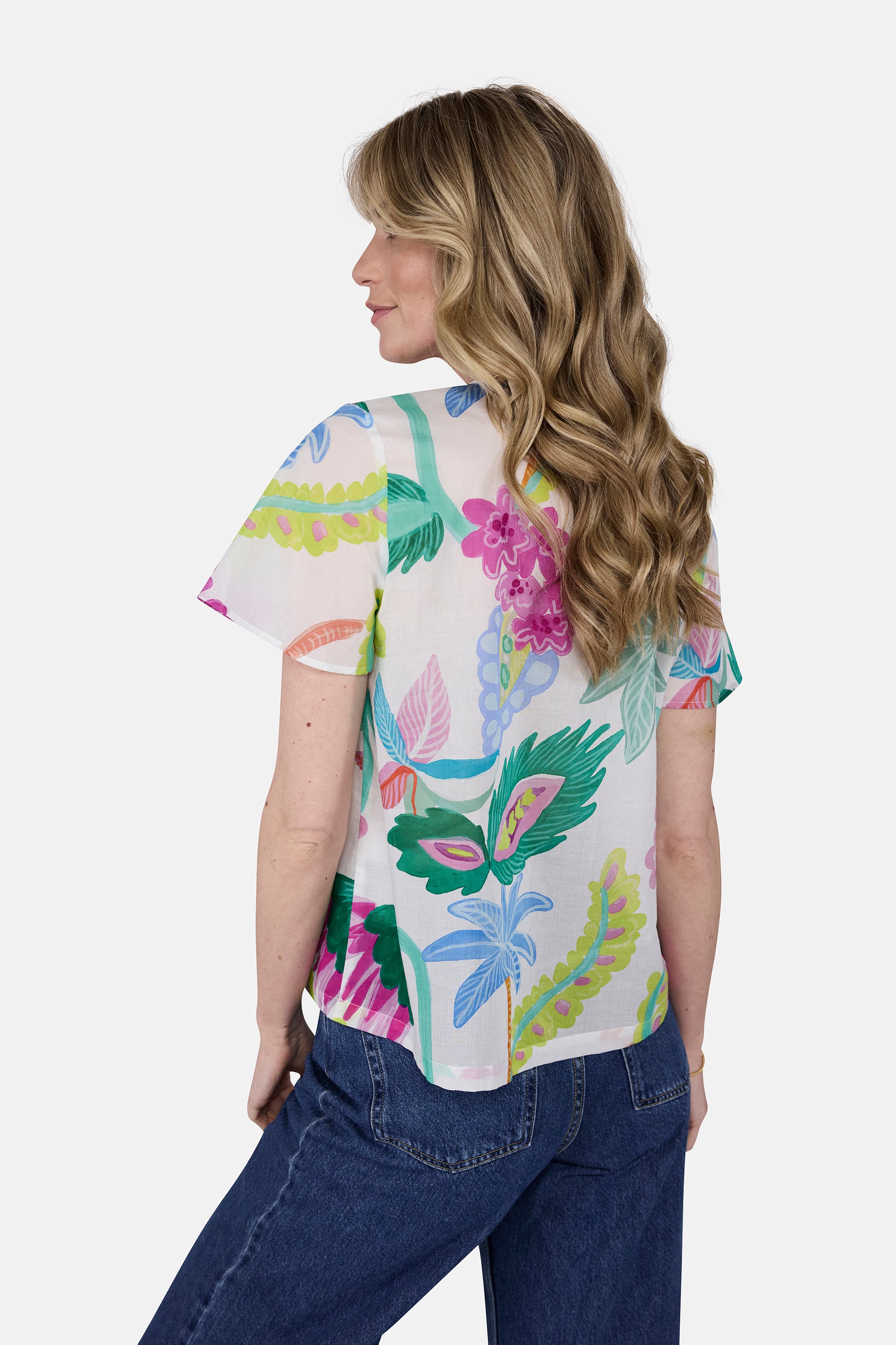 Bluse "MarcellinaL" aus Baumwolle