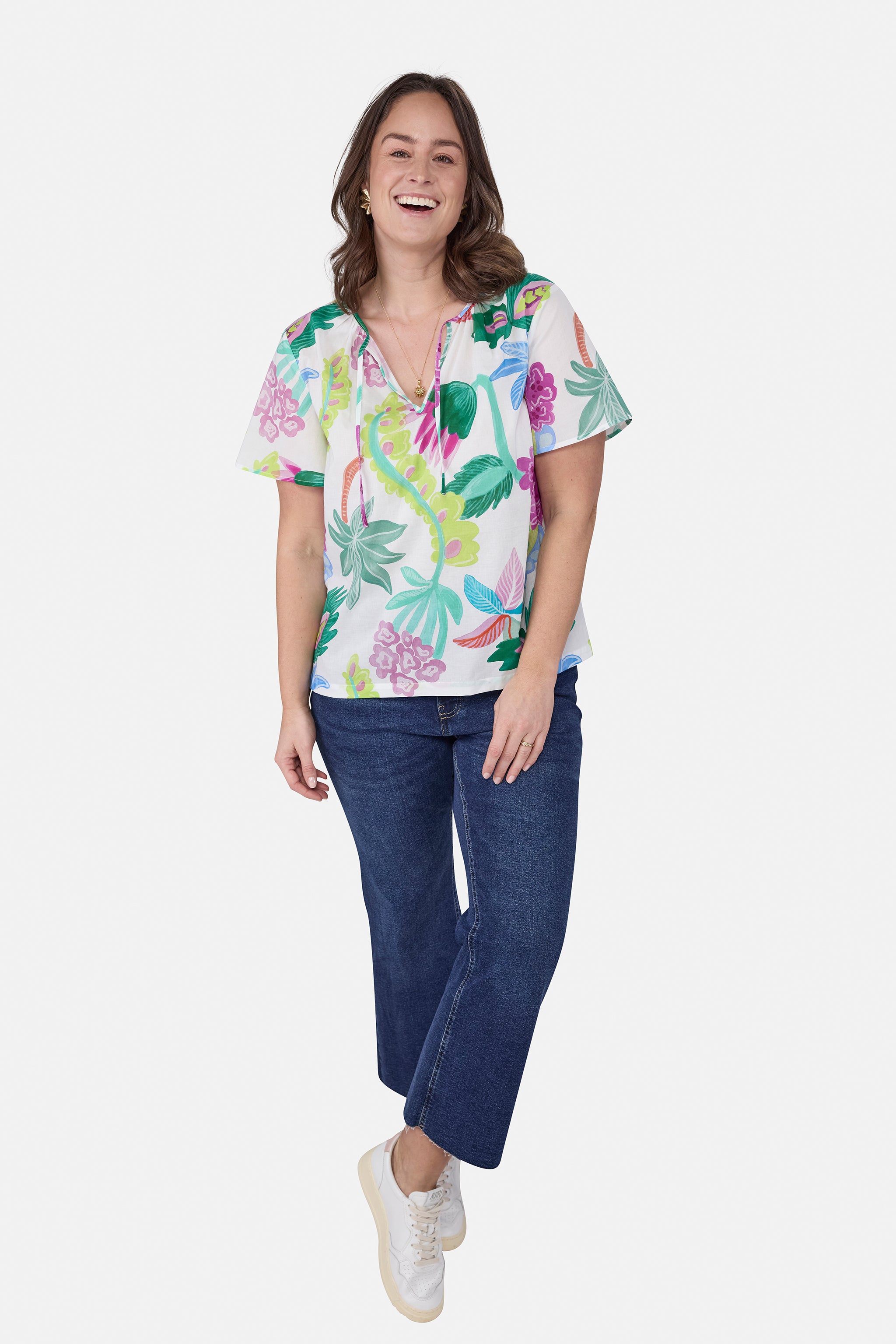 Bluse "MarcellinaL" aus Baumwolle