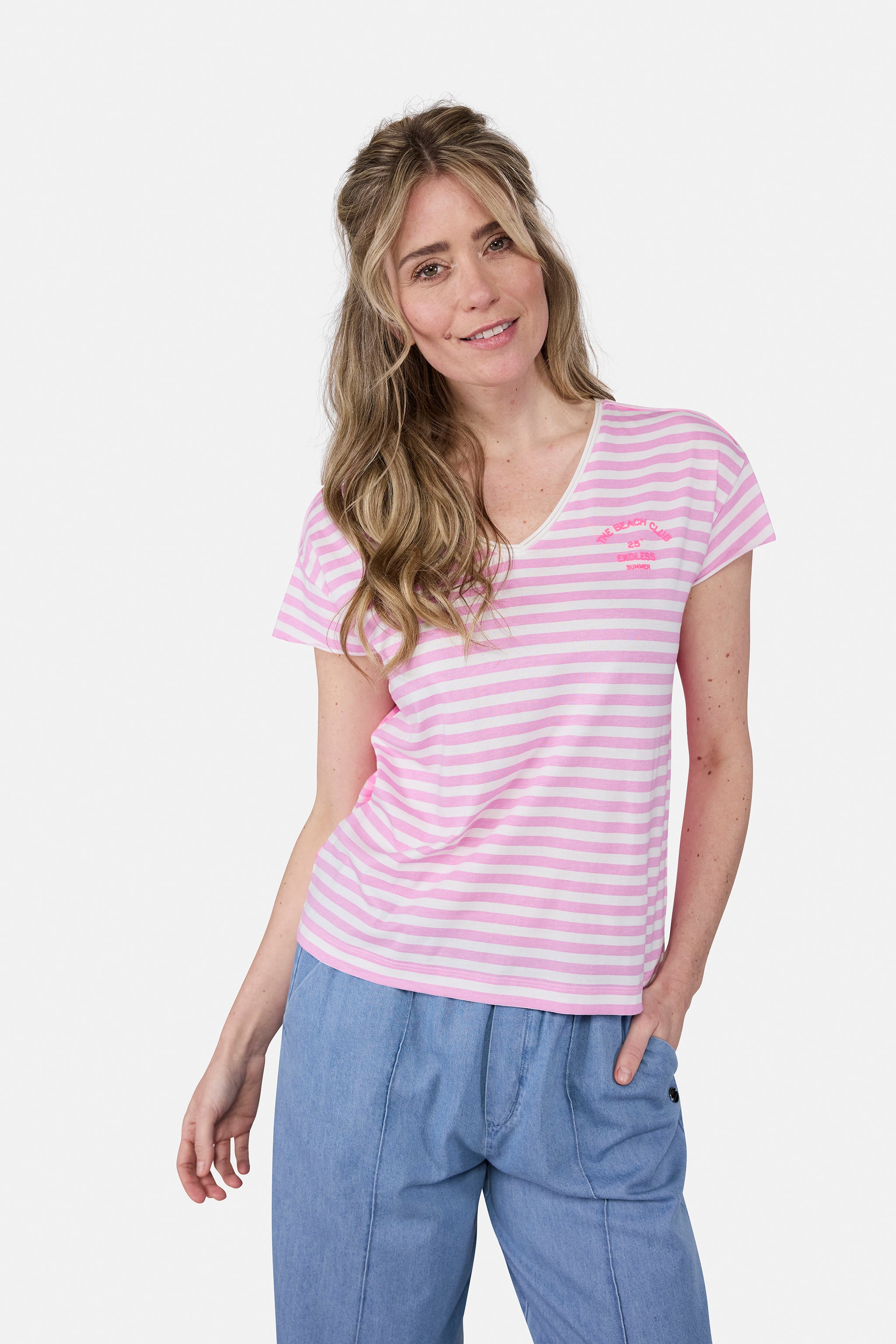 T-Shirt "DollyL" aus Baumwolle