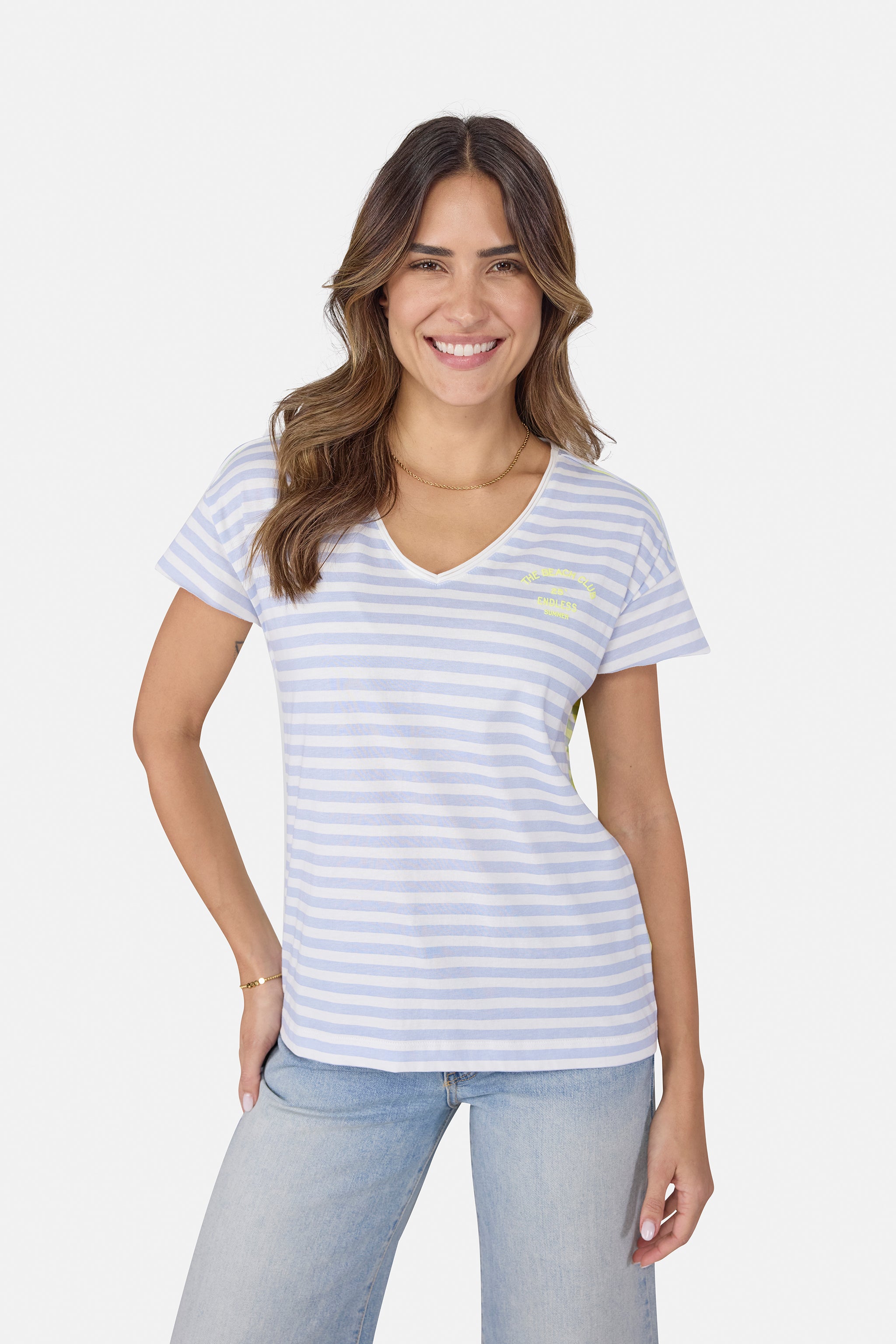 T-Shirt "DollyL" aus Baumwolle