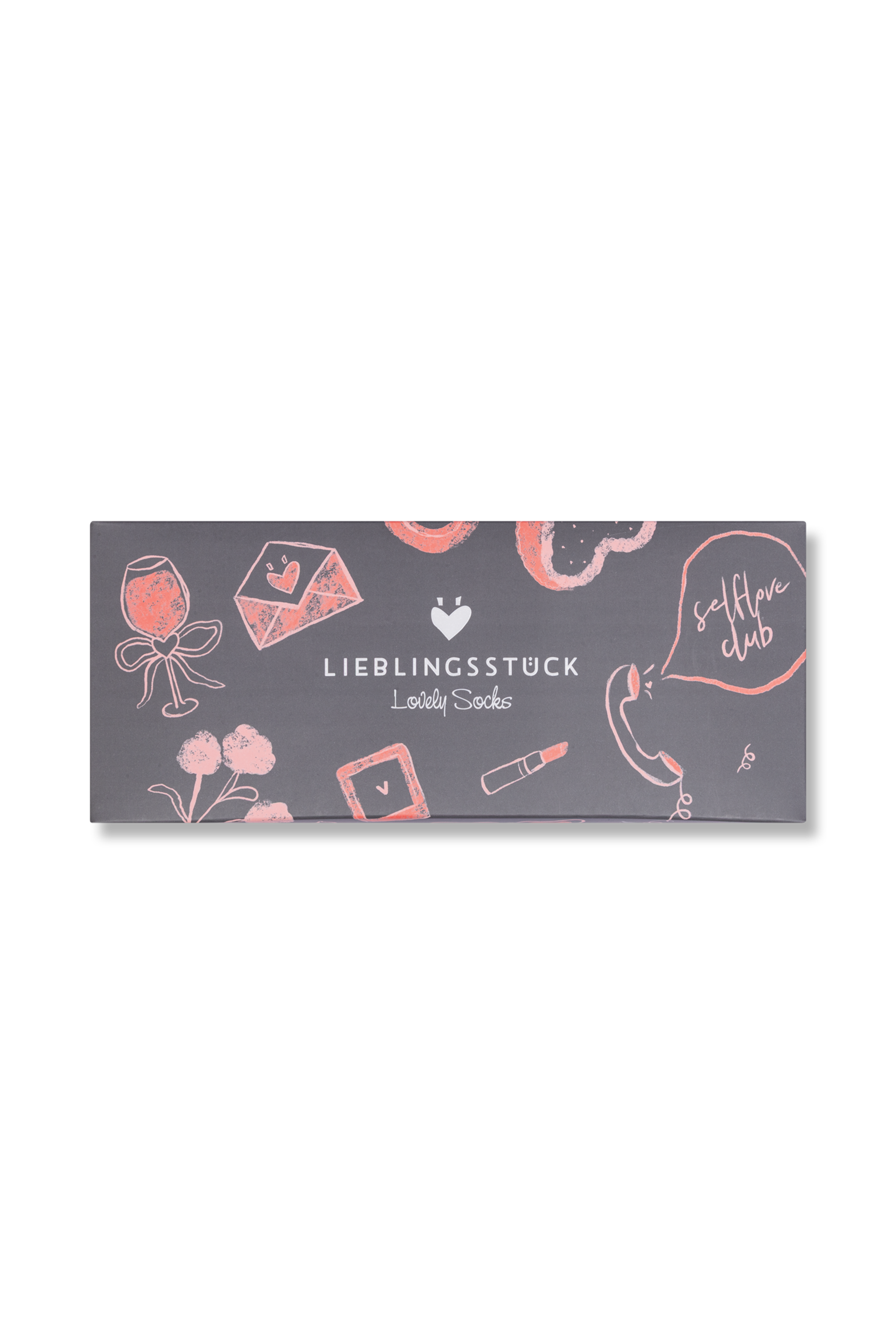 Lovely Socks - Regular-Socken - Box und Kulturtasche