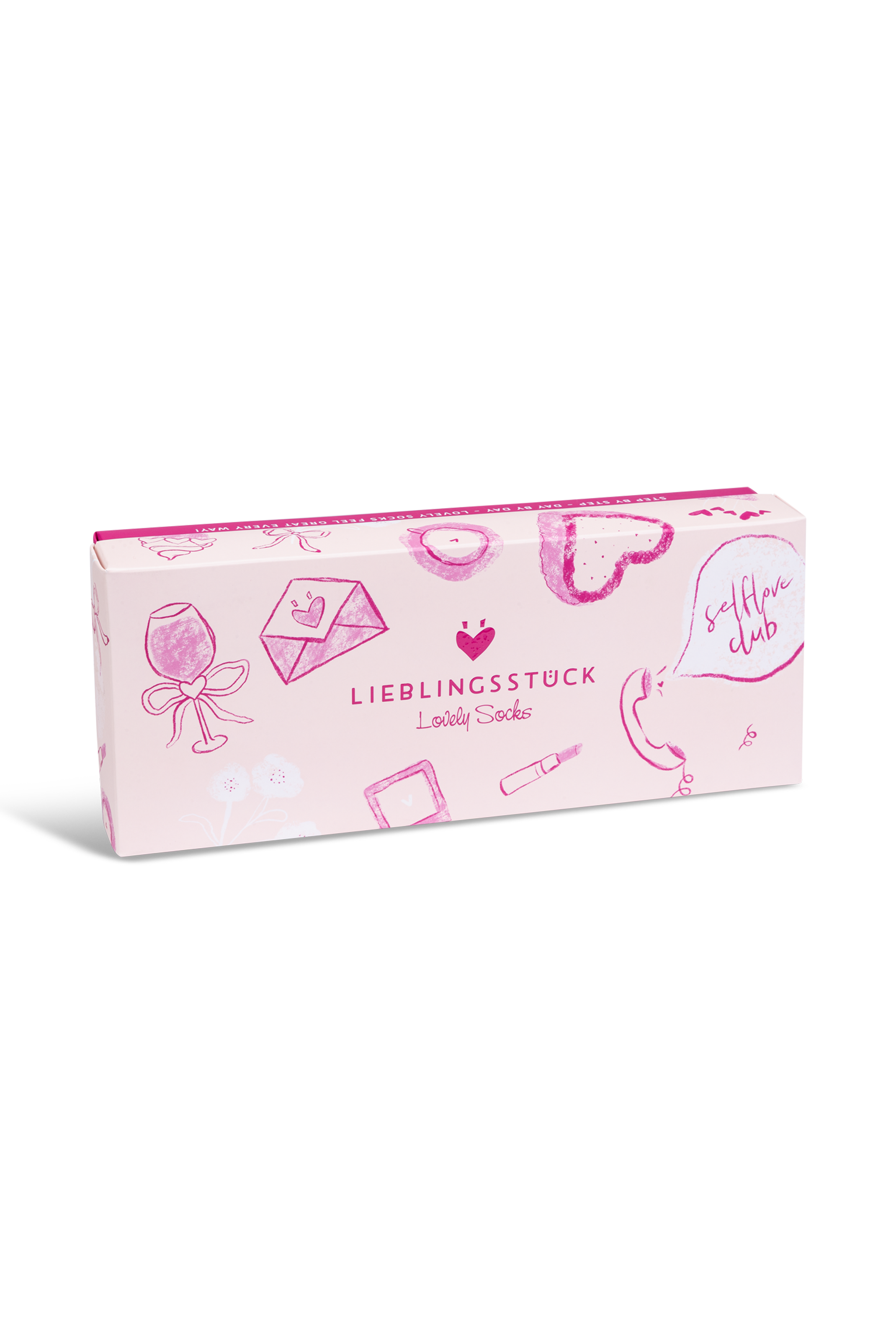 Lovely Socks - Regular-Socken - Box und Kulturtasche