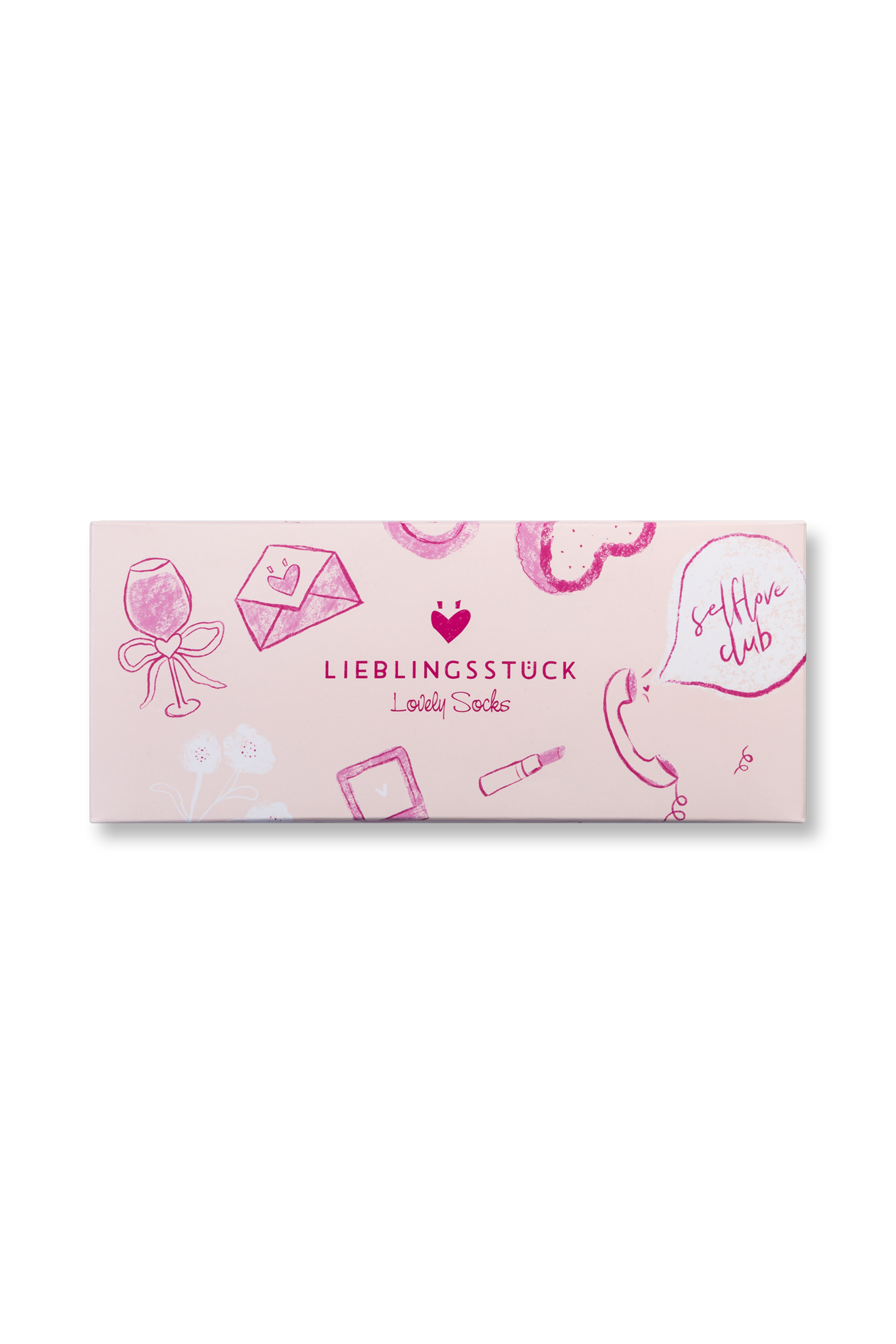 Lovely Socks - Sneaker-Socken - Box und Kulturtasche