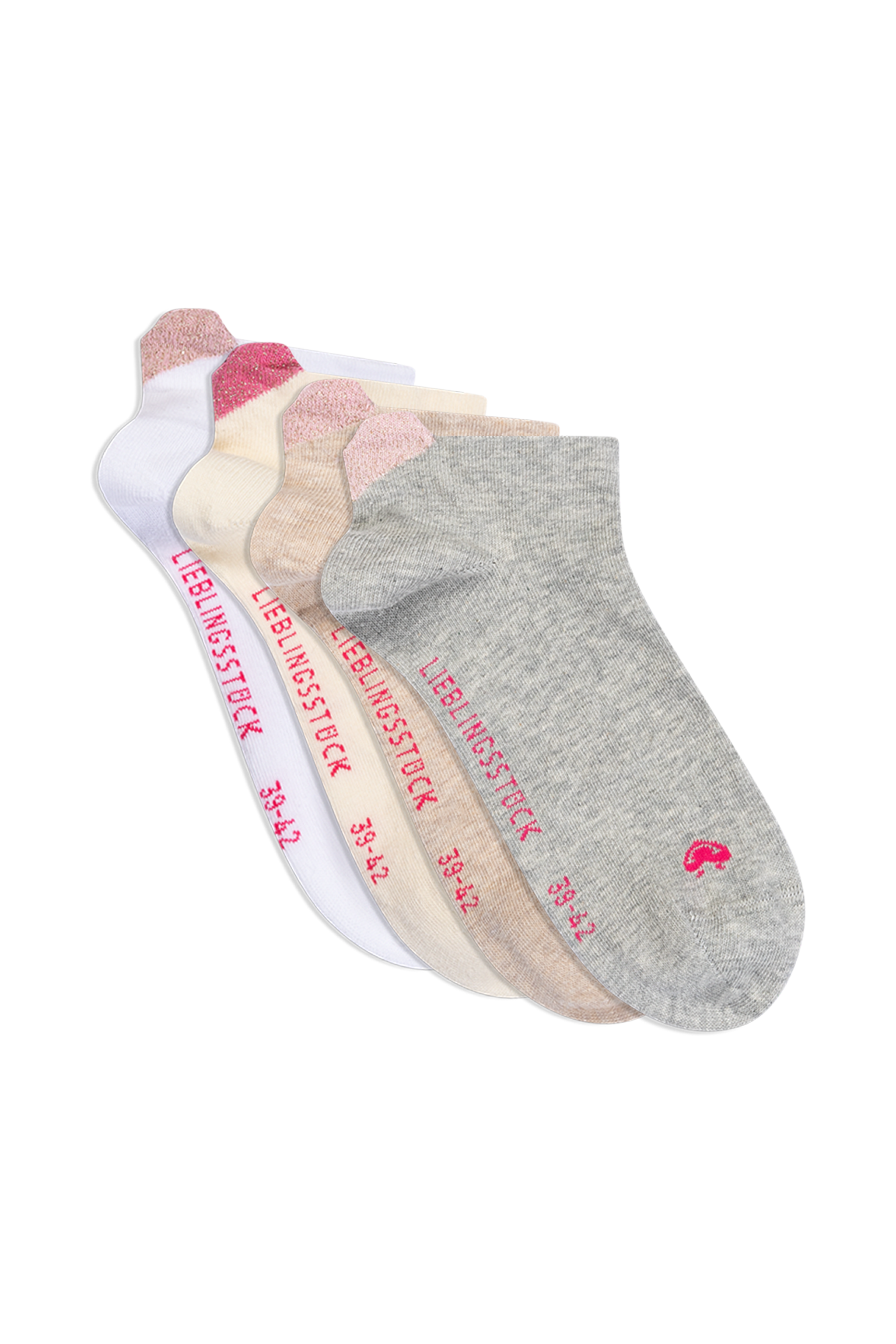 Lovely Socks - Sneaker-Socken - Box und Kulturtasche