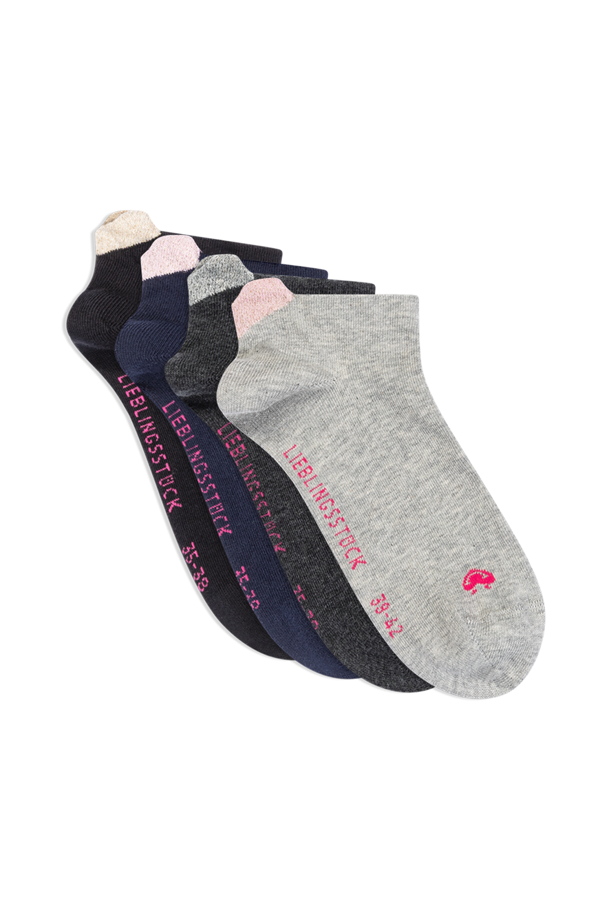 Lovely Socks - Sneaker-Socken - Box und Kulturtasche