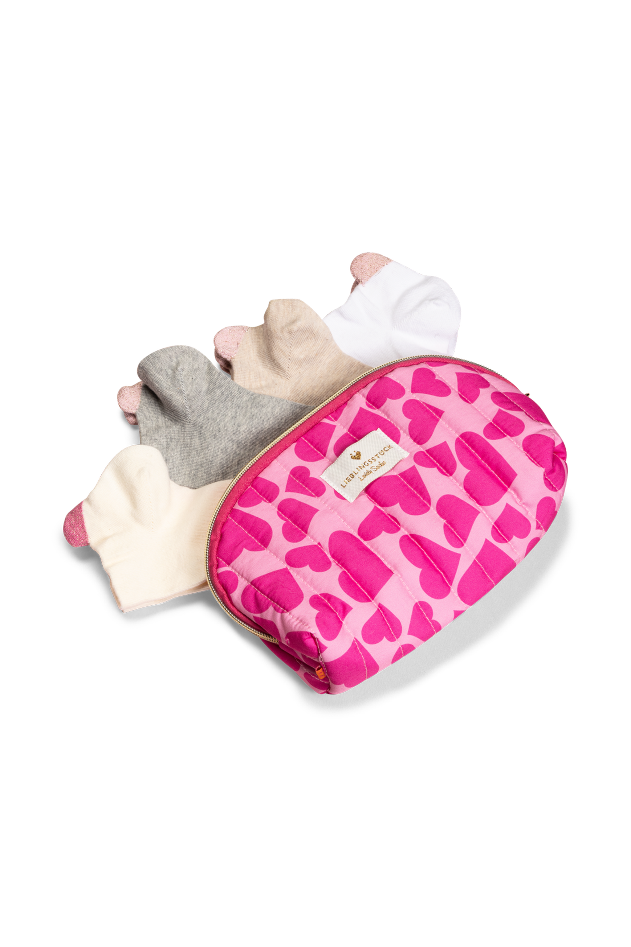 Lovely Socks - Sneaker-Socken - Box und Kulturtasche