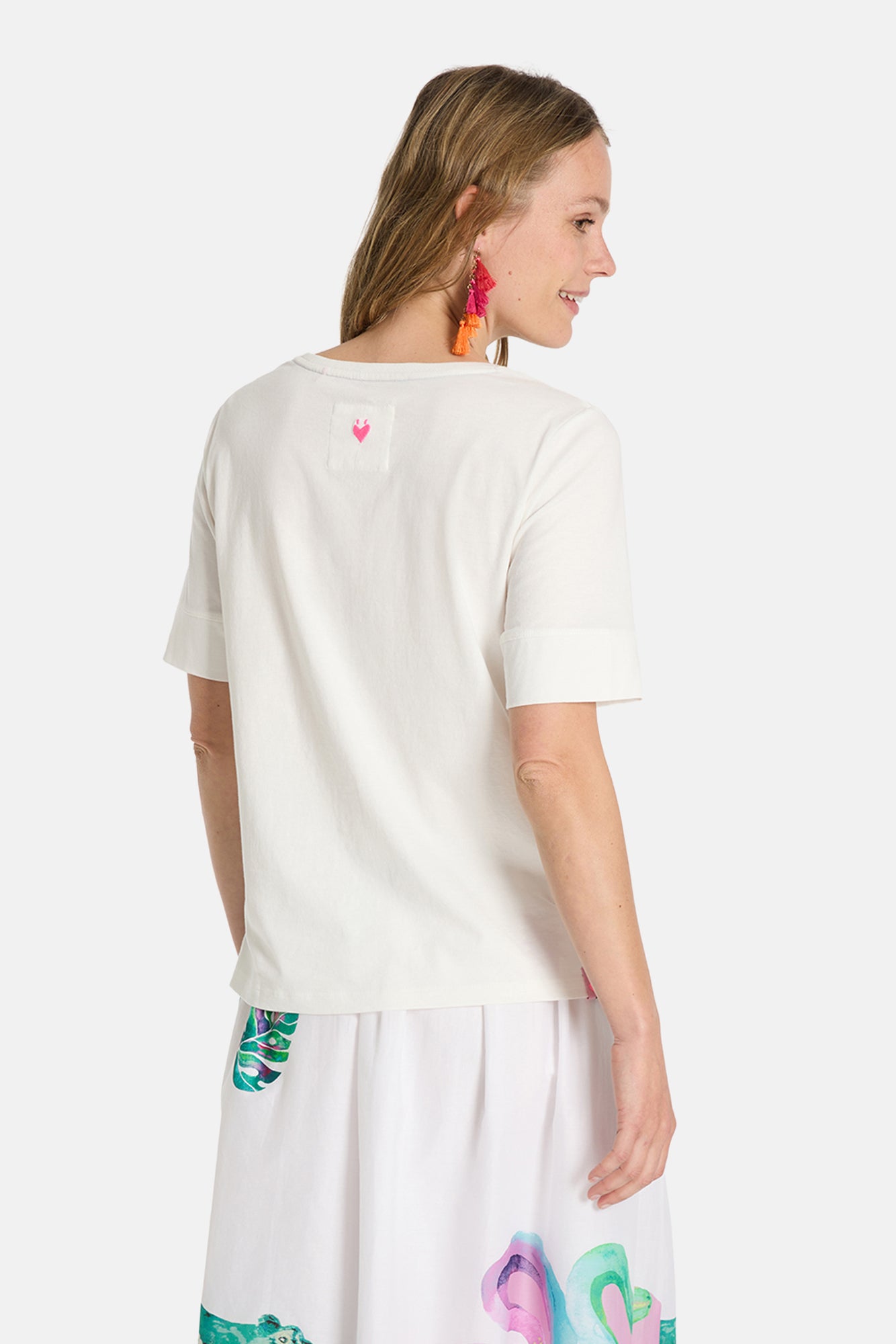 T-Shirt "DianeL" aus Baumwolle