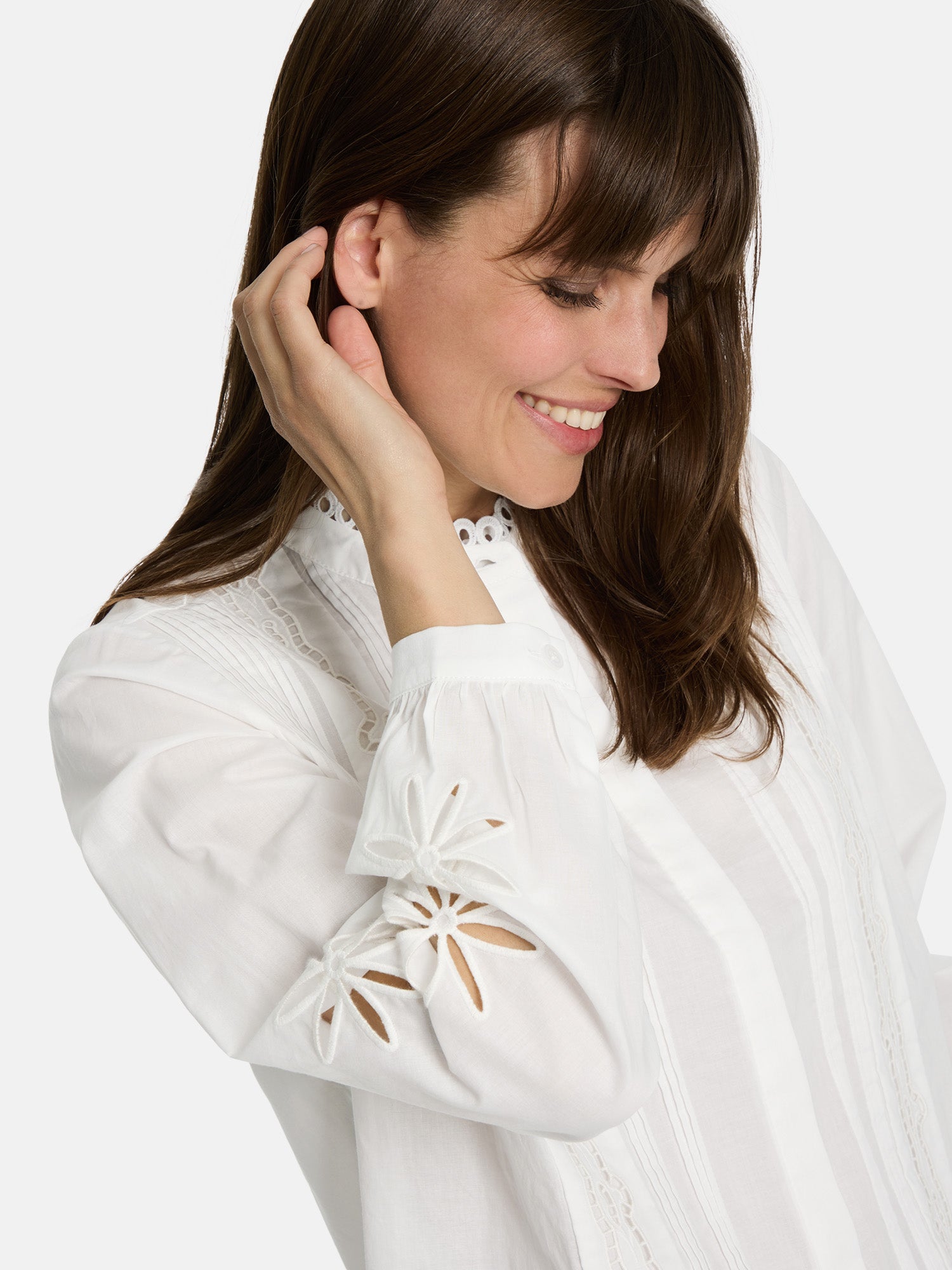 Bluse "EldridL" aus Baumwolle