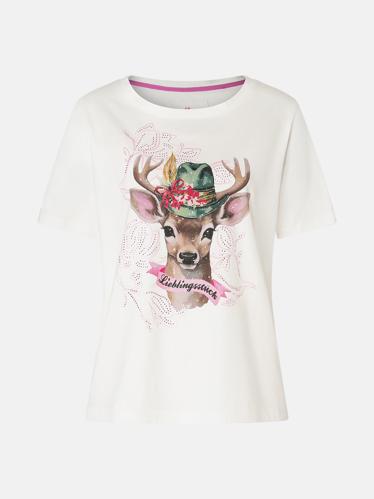 T-Shirt "CaraL" aus Baumwolle