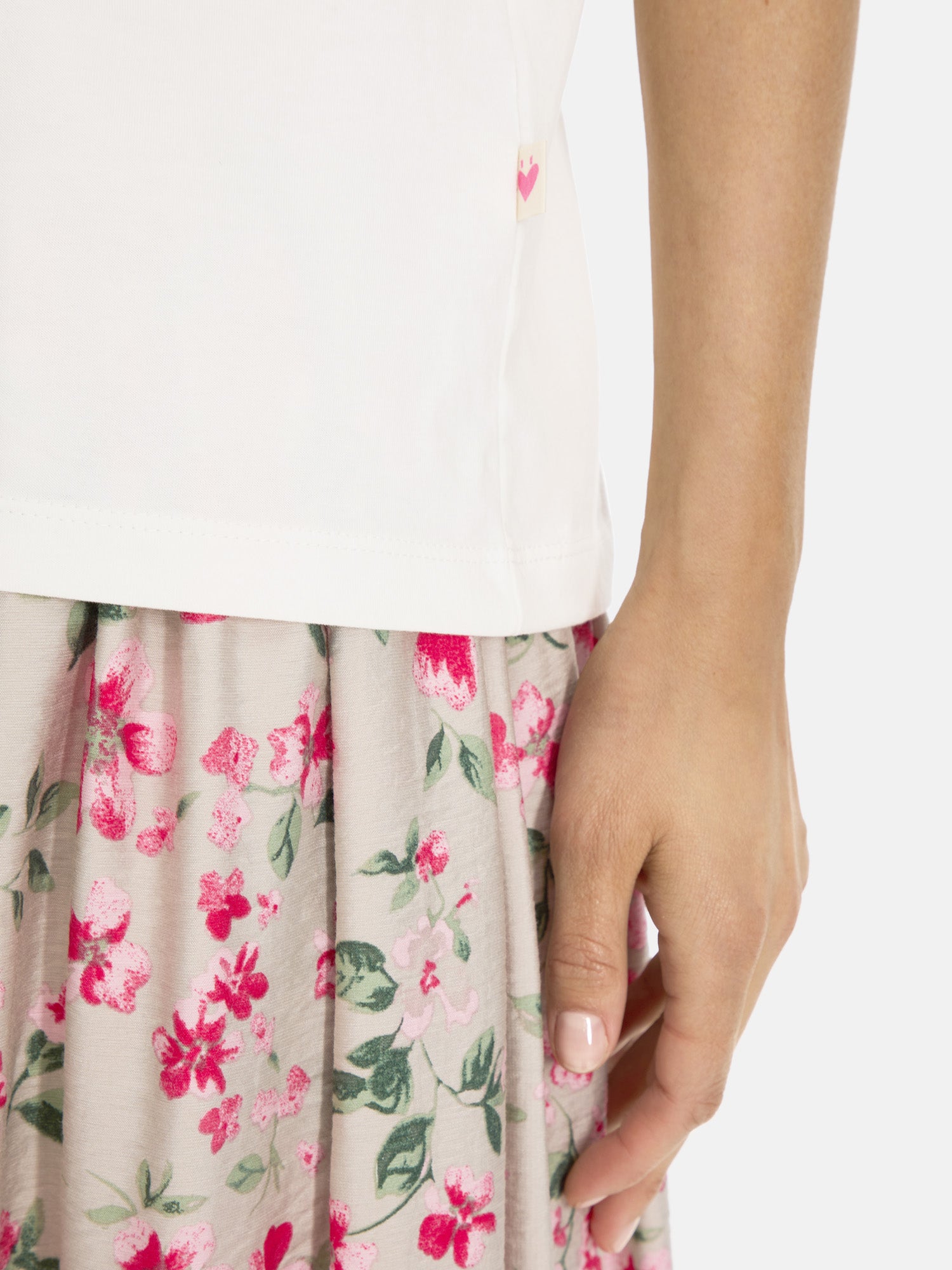 T-Shirt "CaraL" aus Baumwolle