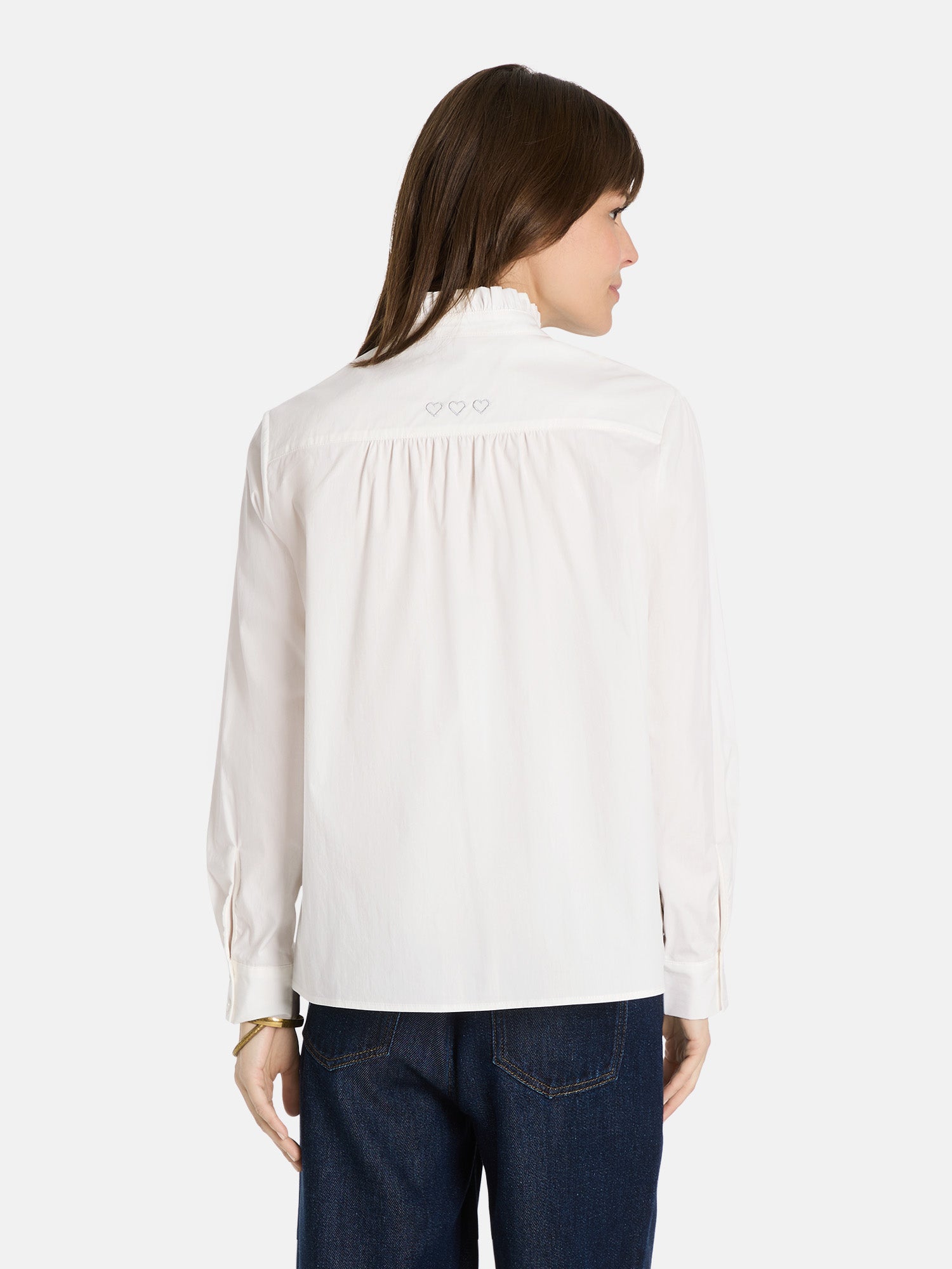 Schlupfbluse "KittyL" mit Elasthan