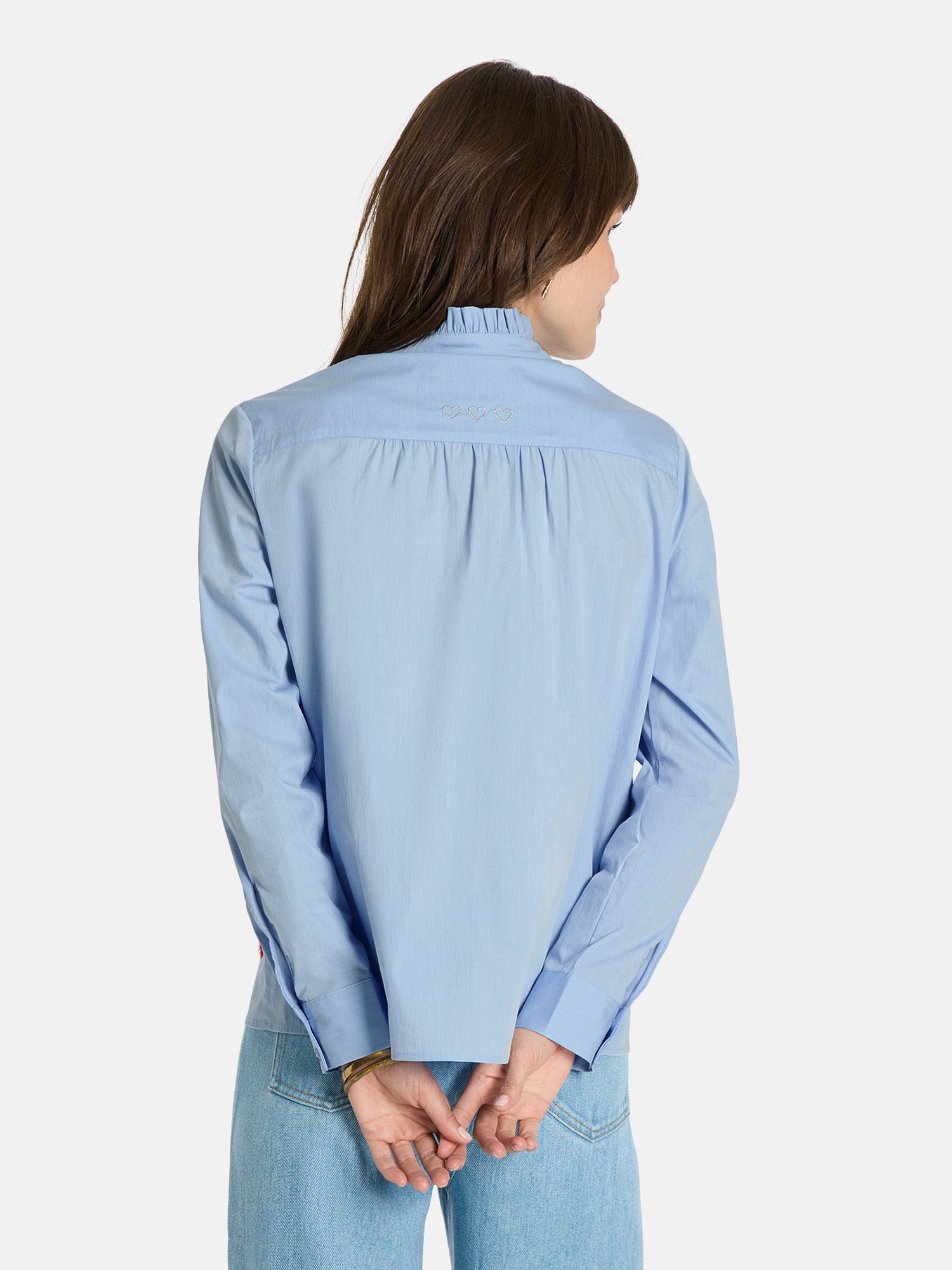 Schlupfbluse "KittyL" mit Elasthan