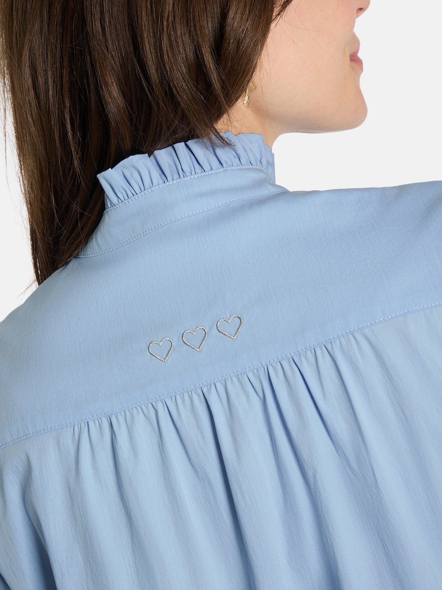 Schlupfbluse "KittyL" mit Elasthan