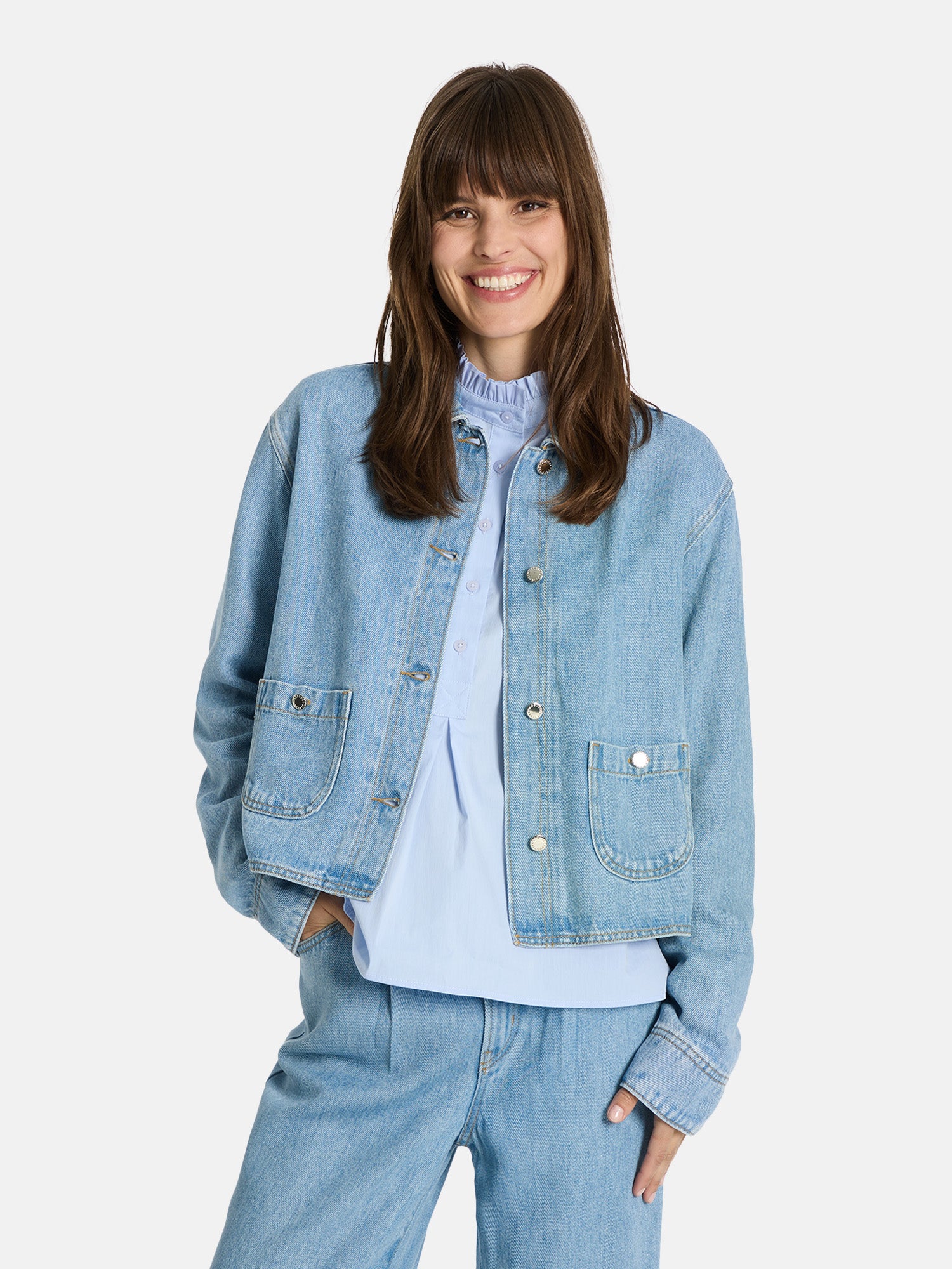 Jeansjacke "NixonL" aus Lyocell