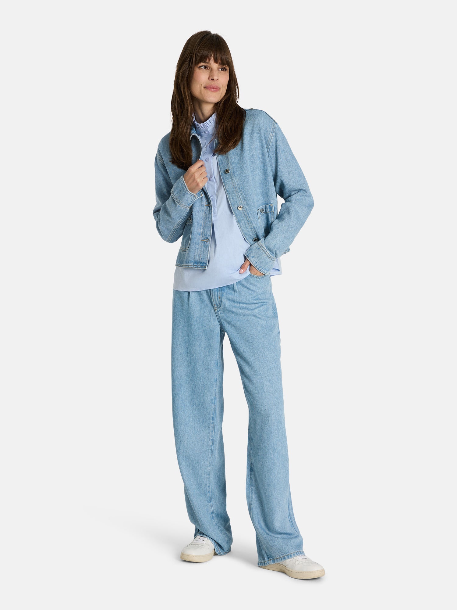 Jeansjacke "NixonL" aus Lyocell