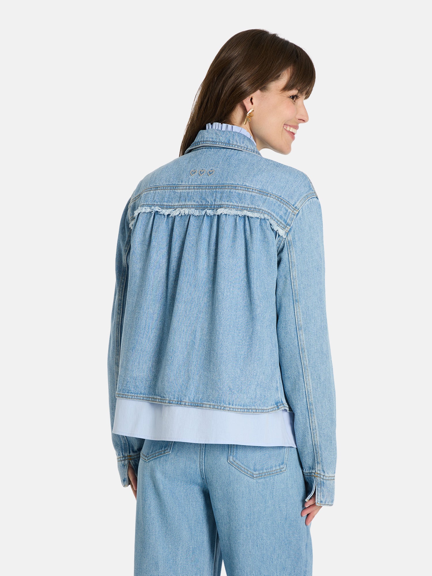 Jeansjacke "NixonL" aus Lyocell