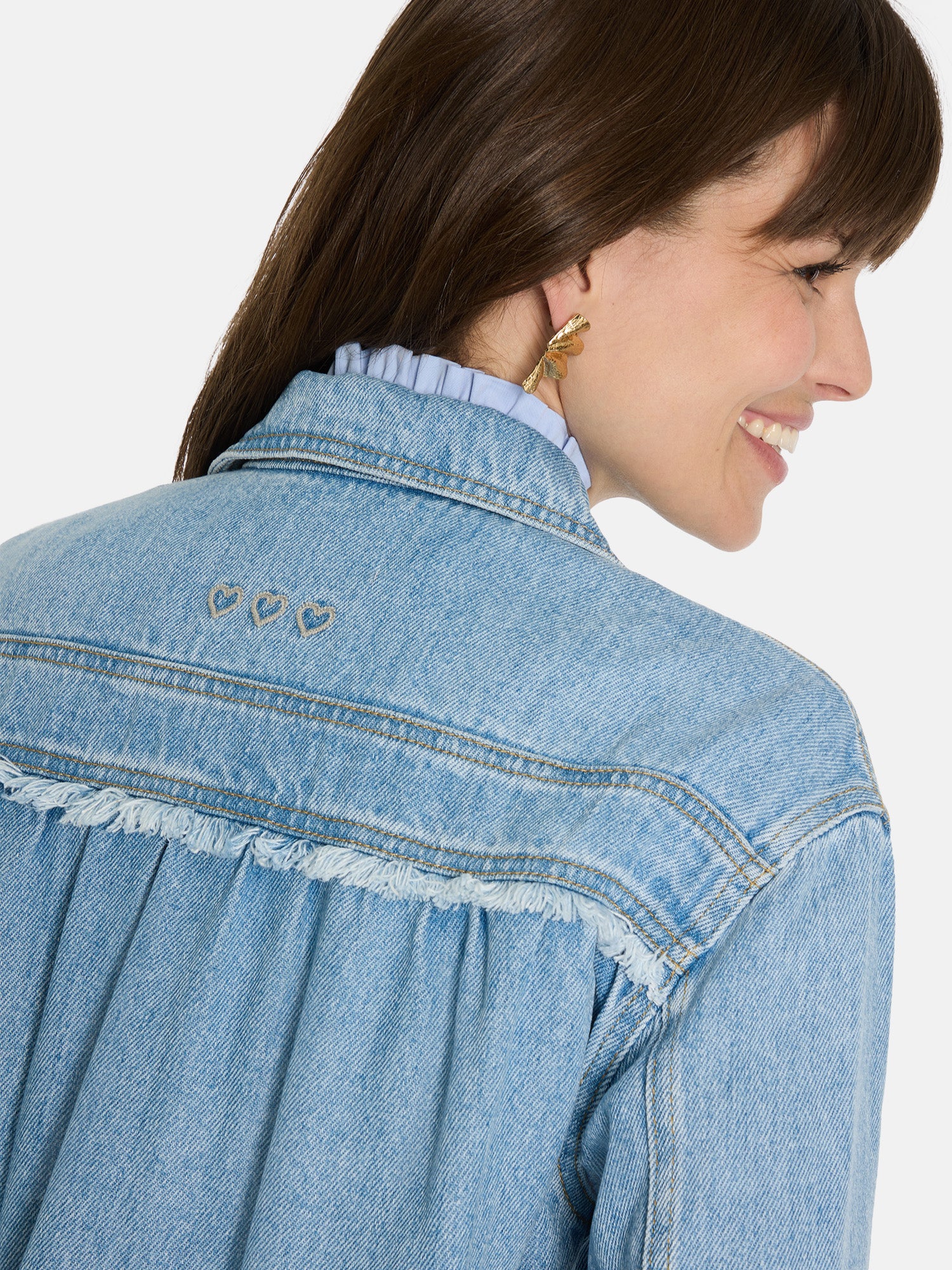 Jeansjacke "NixonL" aus Lyocell