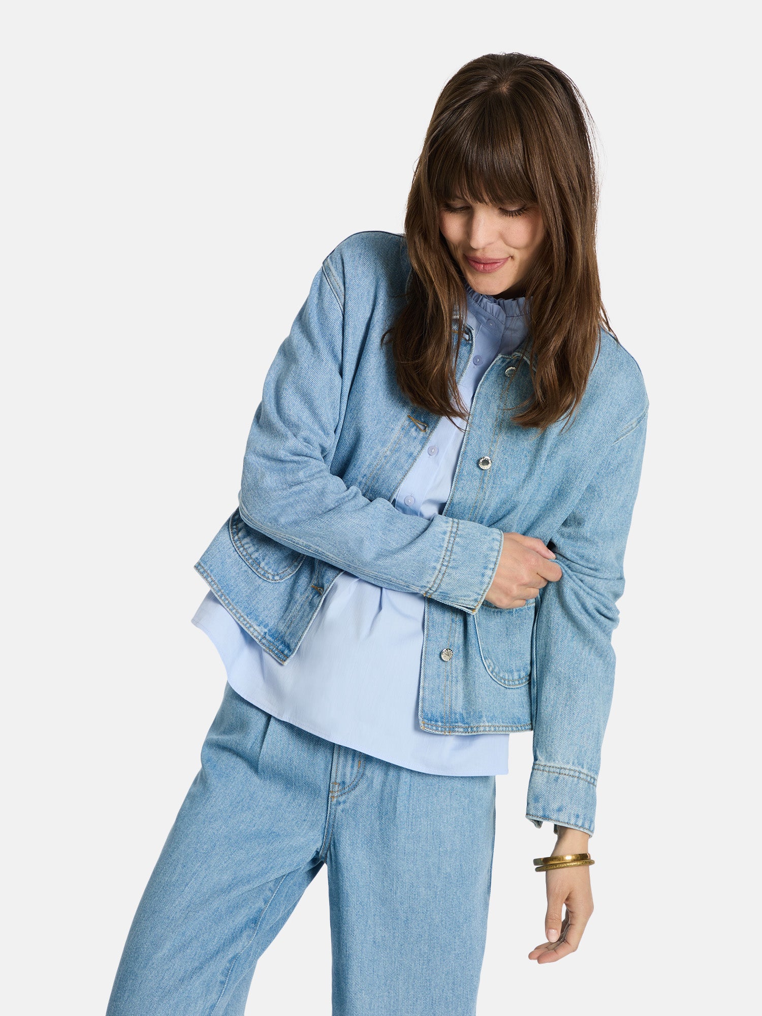 Jeansjacke "NixonL" aus Lyocell