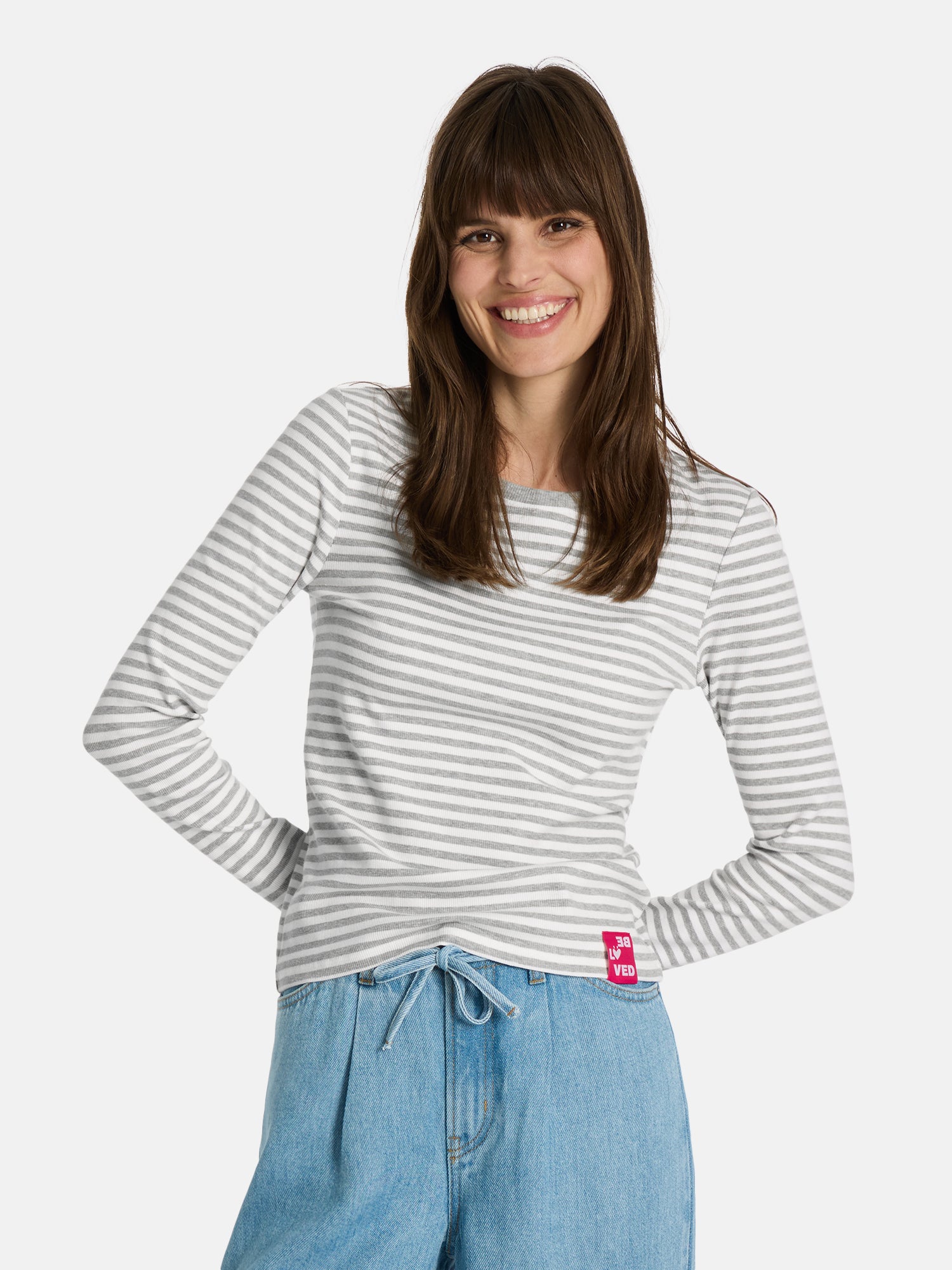 Langarmshirt "NashiEP" mit Elasthan