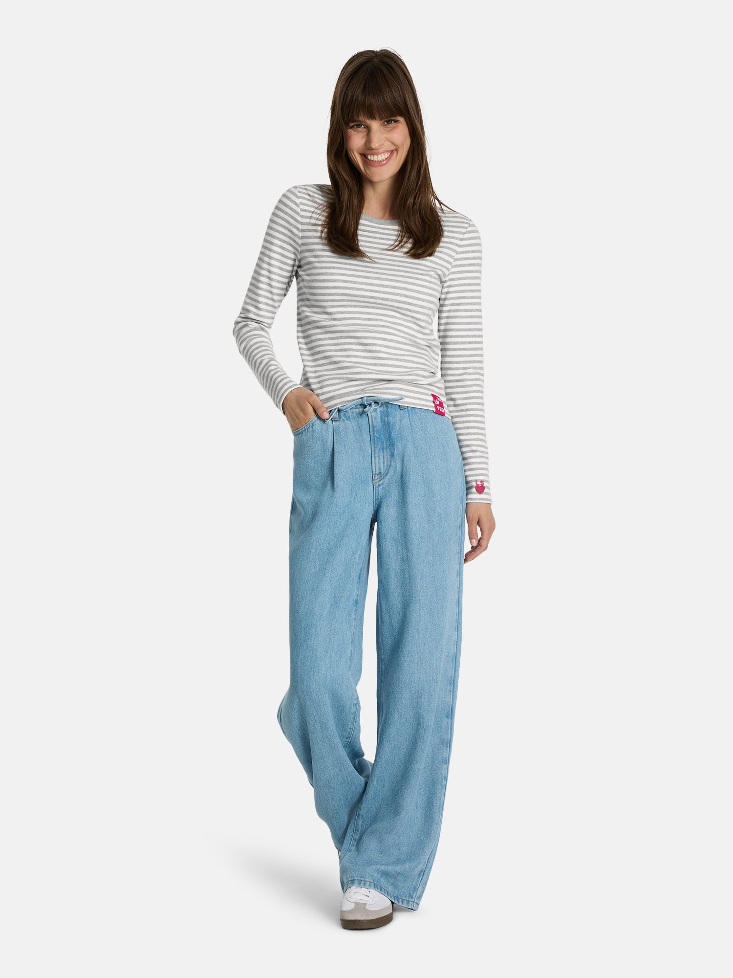 Langarmshirt "NashiEP" mit Elasthan