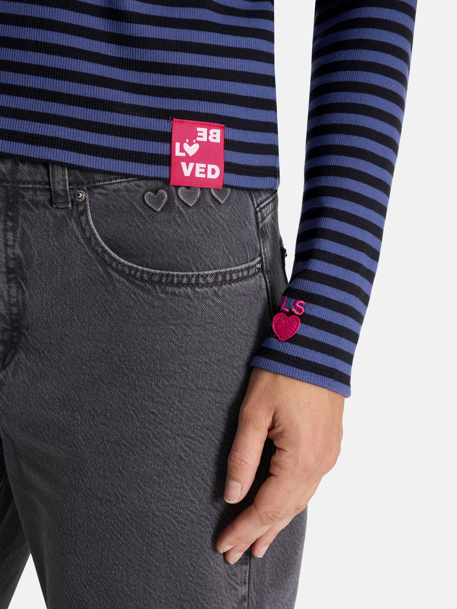 Langarmshirt "NashiEP" mit Elasthan