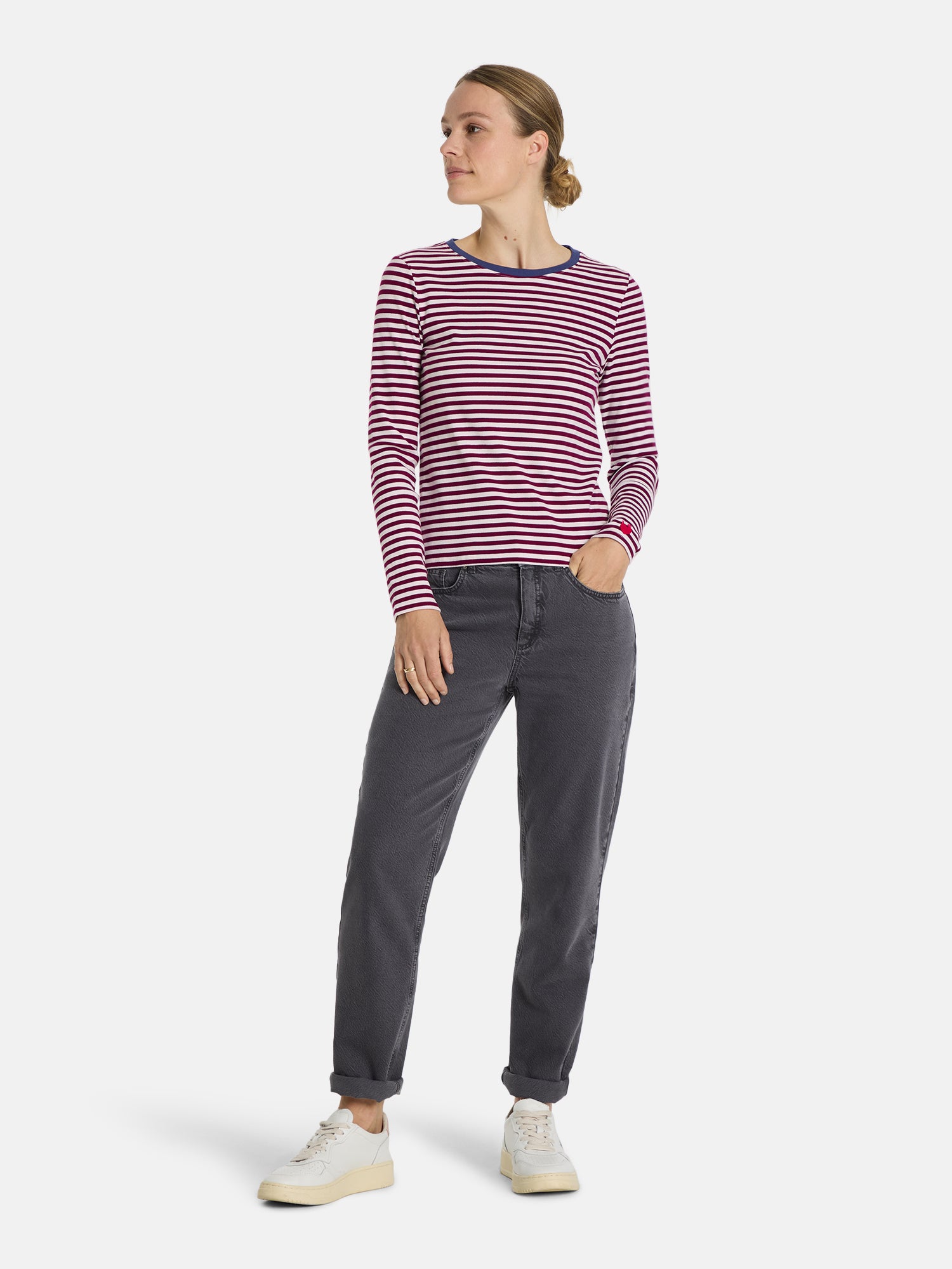 Langarmshirt "NashiEP" mit Elasthan