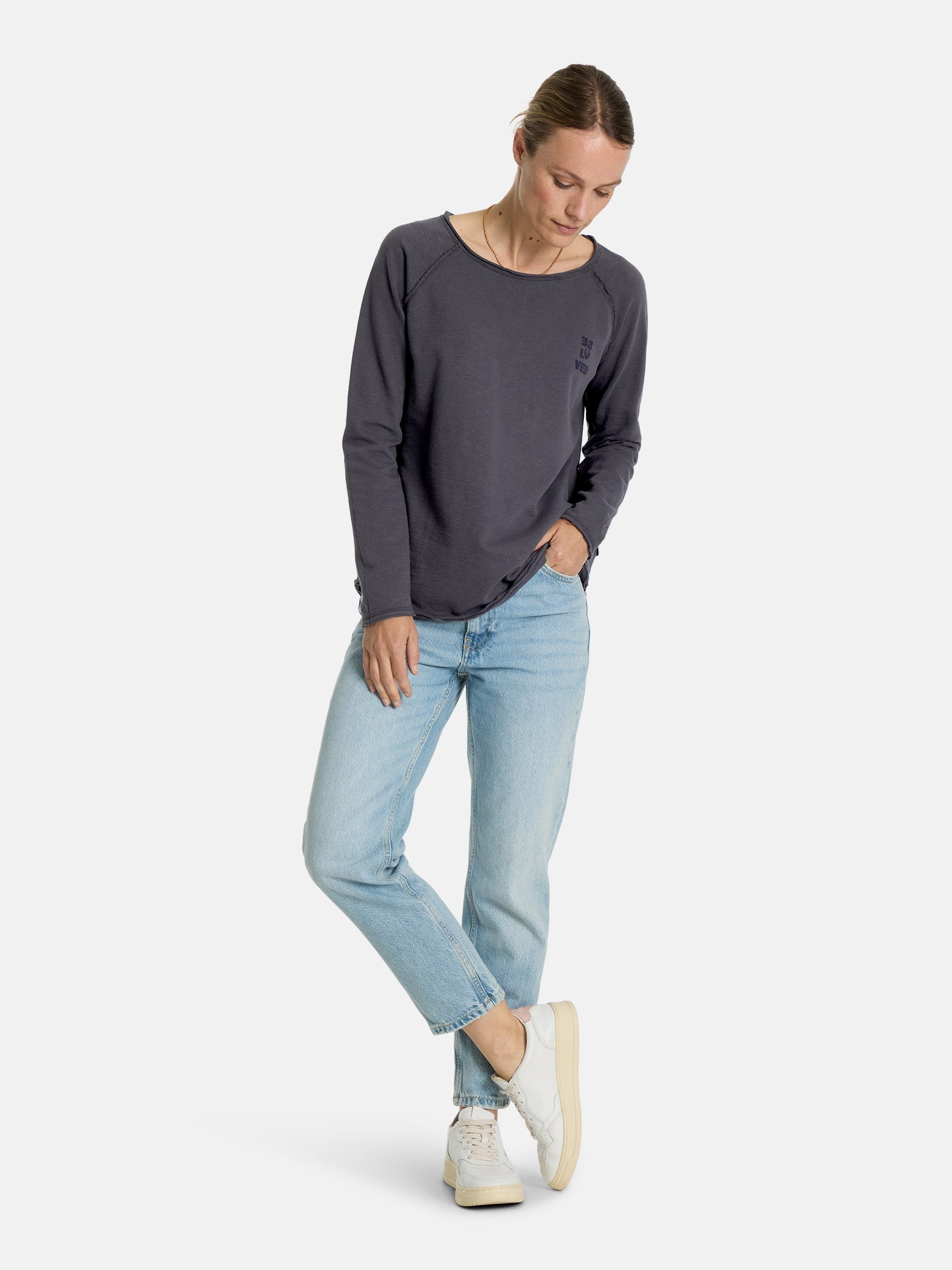 Sweatshirt "CathrinaEP" aus Baumwolle