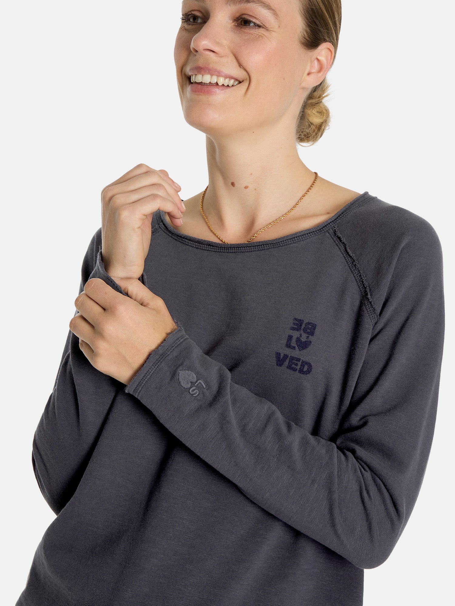 Sweatshirt "CathrinaEP" aus Baumwolle