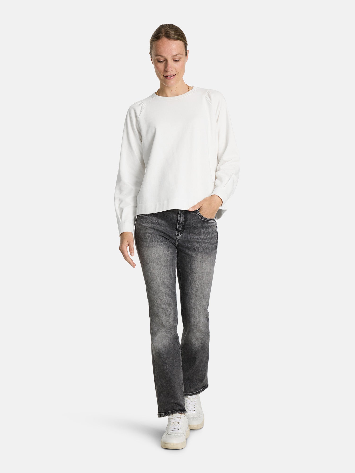 Sweatshirt "EmilyL" aus Baumwollmix