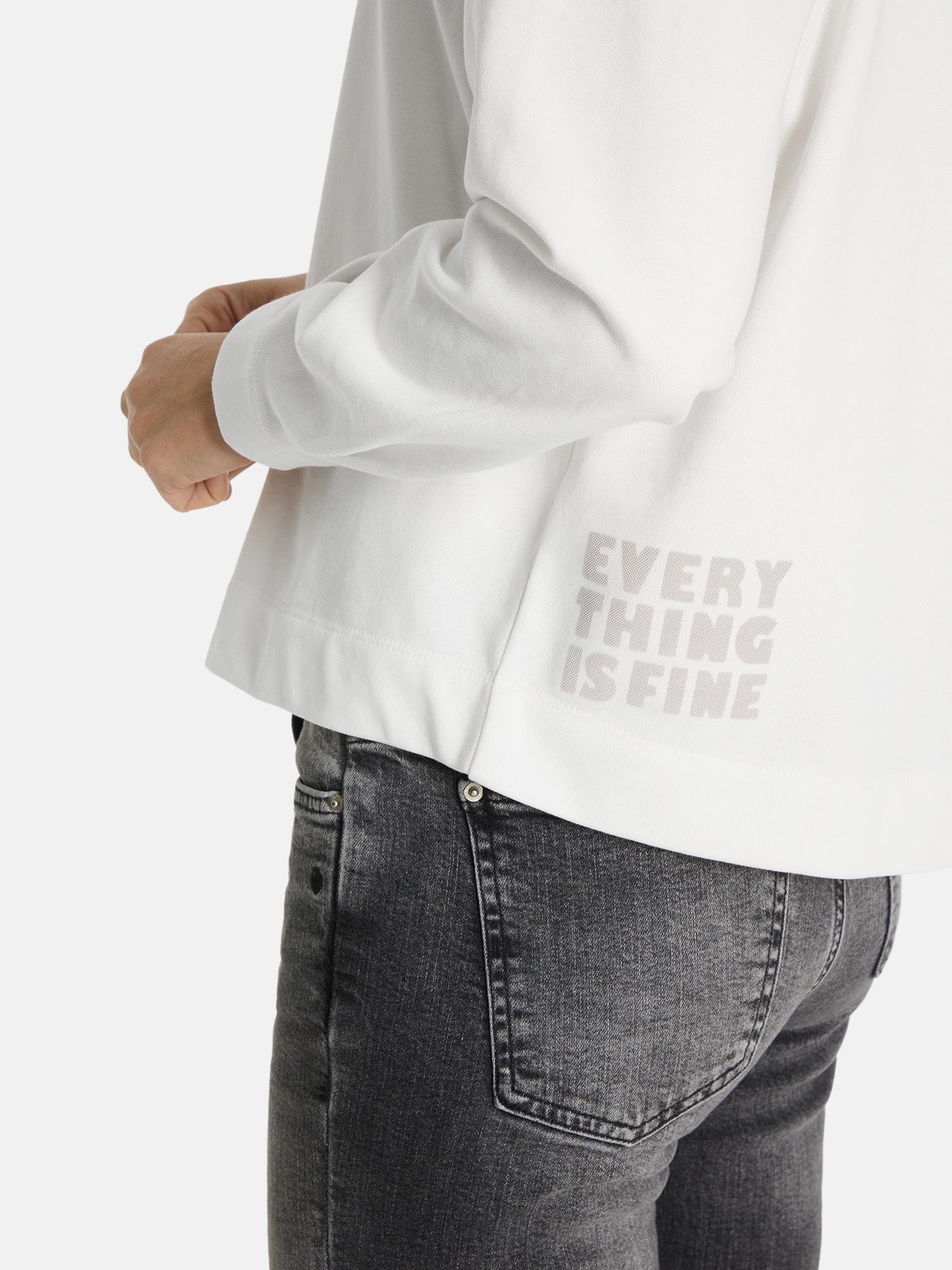 Sweatshirt "EmilyL" aus Baumwollmix