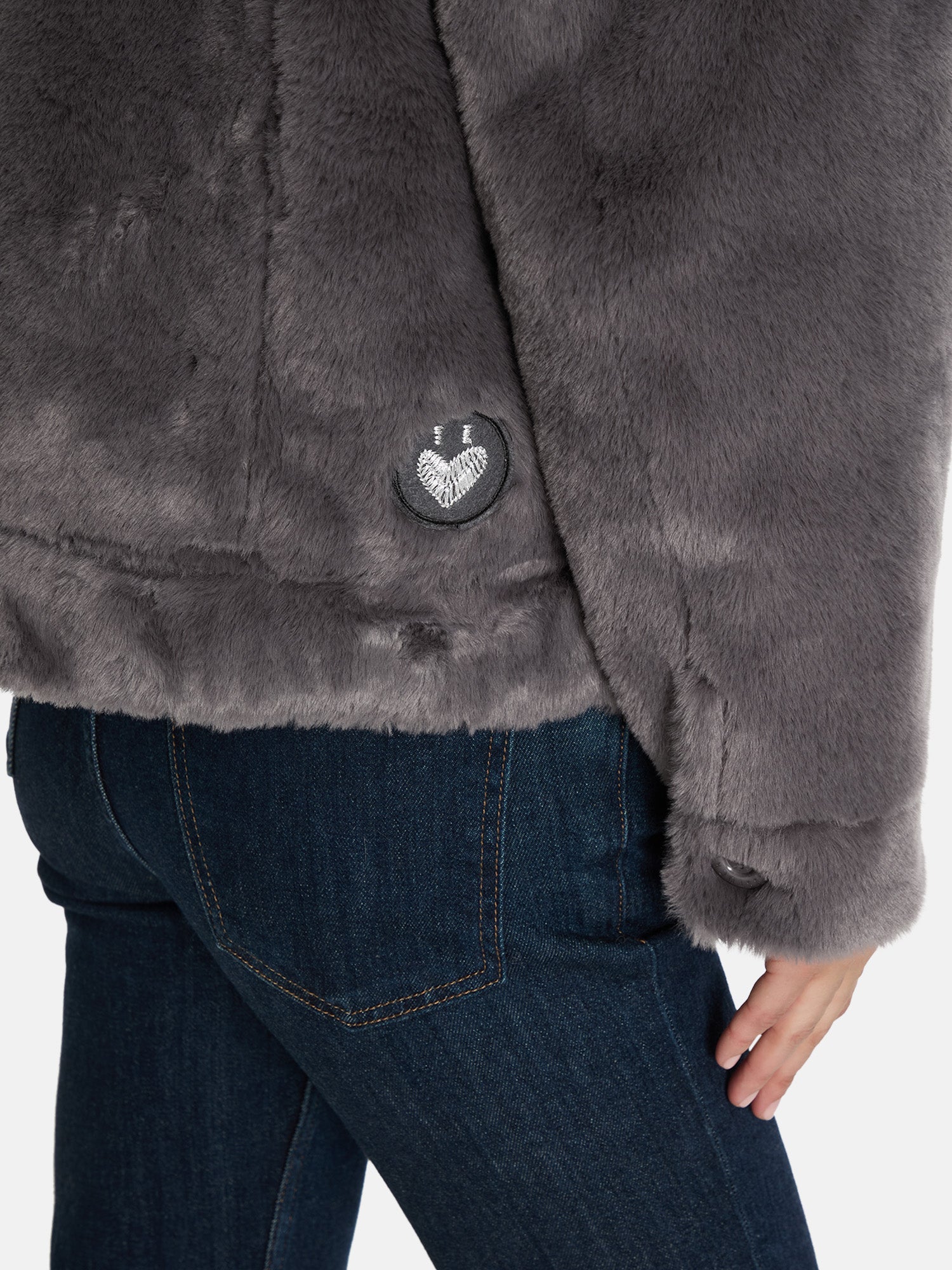 Felljacke "MaliL" mit Fake Fur