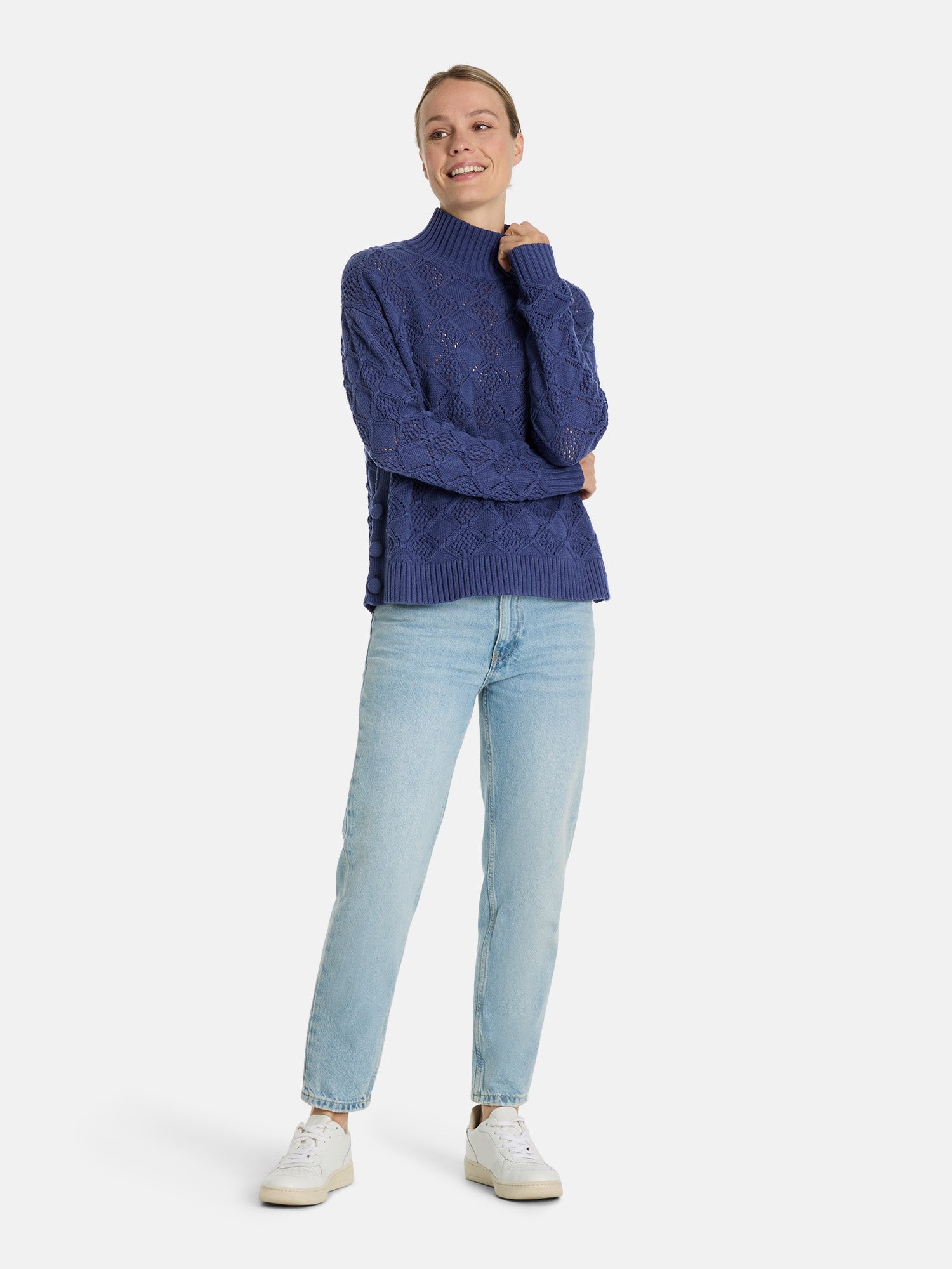 Pullover "ColineL" aus Baumwollmix