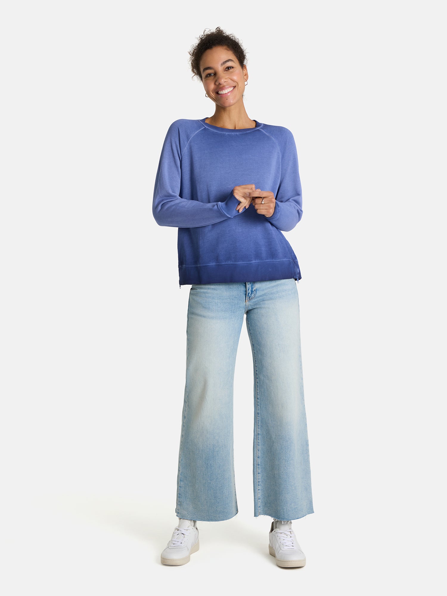 Sweatshirt "NavyEP" aus Baumwolle